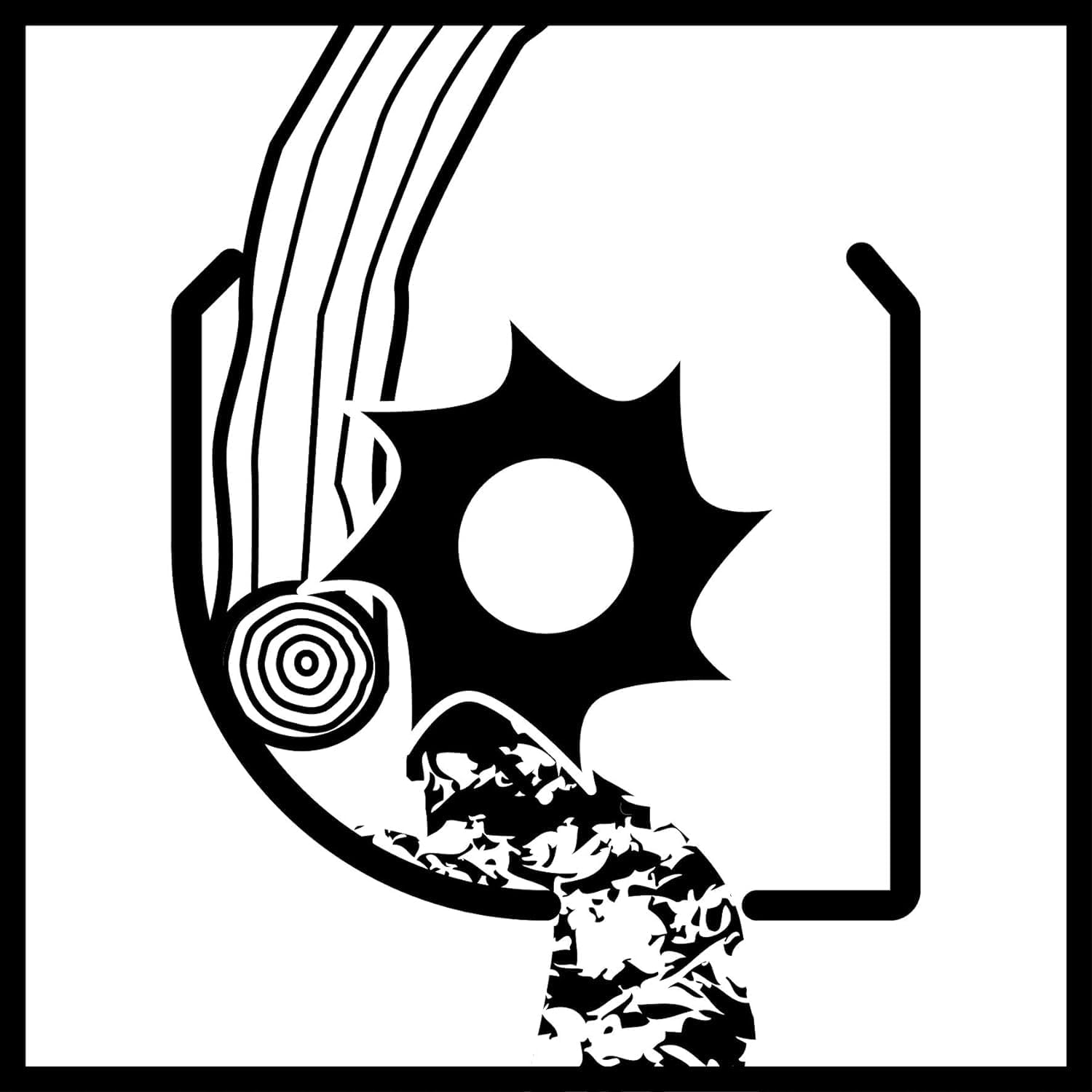 Einhell Elektro-Leisehäcksler GC-RS 60 CB (2800 W, max. 45 mm Aststärke, Schneidwalze, große Trichteröffnung, Drehrichtungsumschalter, transparente 60 L Fangbox, integrierter Sicherheitsschalter)