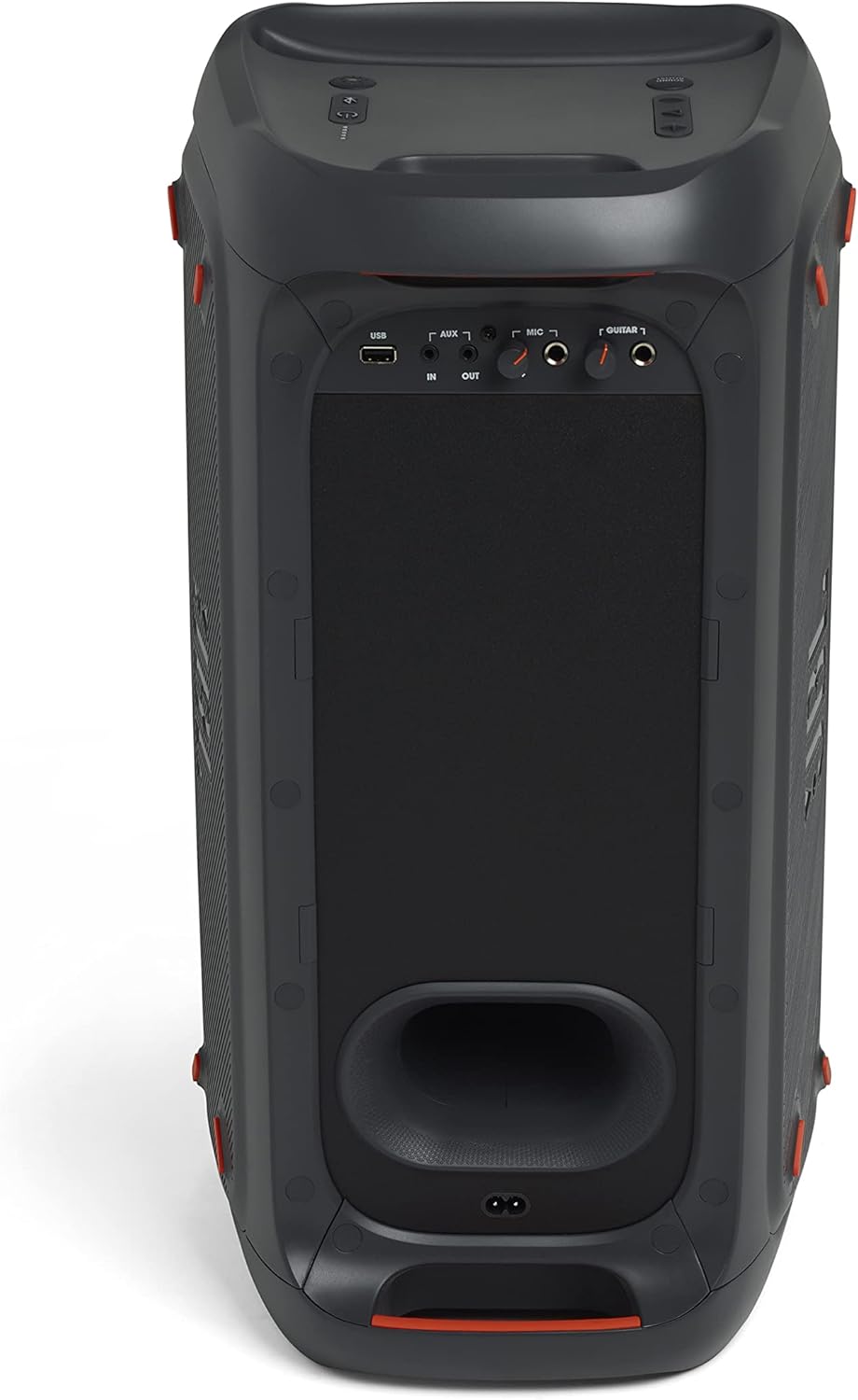 JBL PartyBox 710 - Schwarz – Trag - und rollbarer Bluetooth Party-Lautsprecher mit Lichteffekten – Spritzwassergeschützte, mobile Musikbox