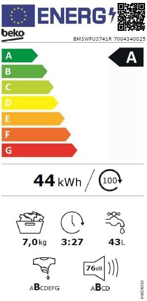 Beko WMC91464ST1 b300 Waschvollautomat, Waschmaschine, 9 kg, Bluetooth, ProSmart Inverter Motor, Dampffunktion, Pet Hair Removal, Watersafe+, Weiß
