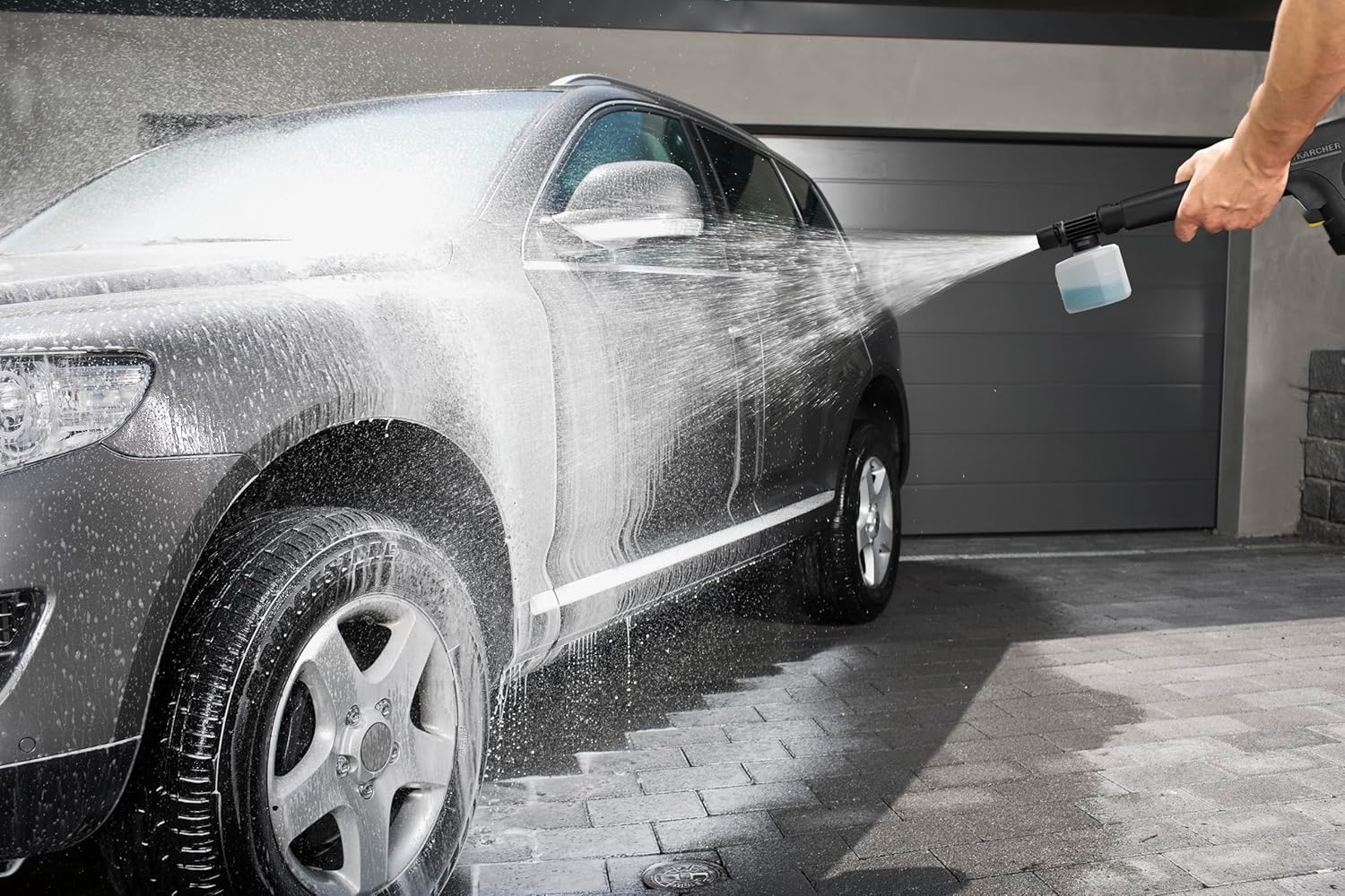 Kärcher Hochdruckreiniger K 5 Power Control, Druck: max. 145 bar, Fördermenge: 500 l/h, Flächenleistung: 40 m²/h, Wasserfilter, Gewicht: 13 kg, Hochdruckschlauch und -pistole, Dreckfräser, Strahlrohr