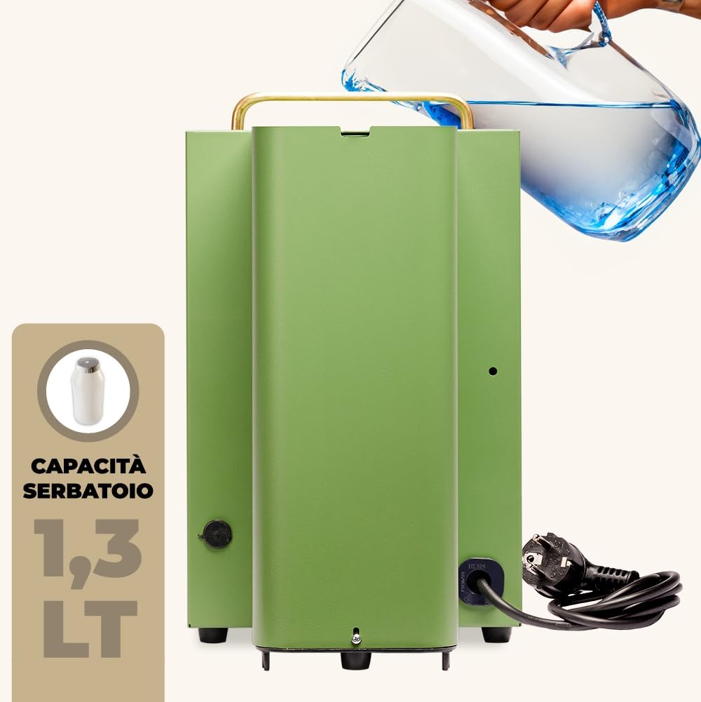 Faber PRO Total Deluxe Kaffeemaschine aus Messing, 44 mm Ese Papier, 1.3 liters, (Weiß)