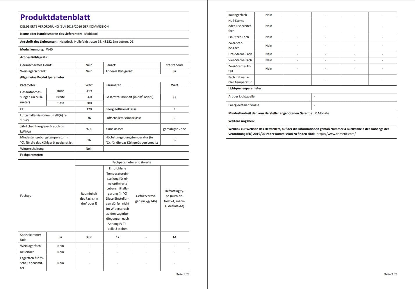 MOBICOOL MQ40W Kühlbox mit Rollen | Elektrisch | 39 L | 12V, 230V | für Auto, Boot, Reisemobil und Steckdose