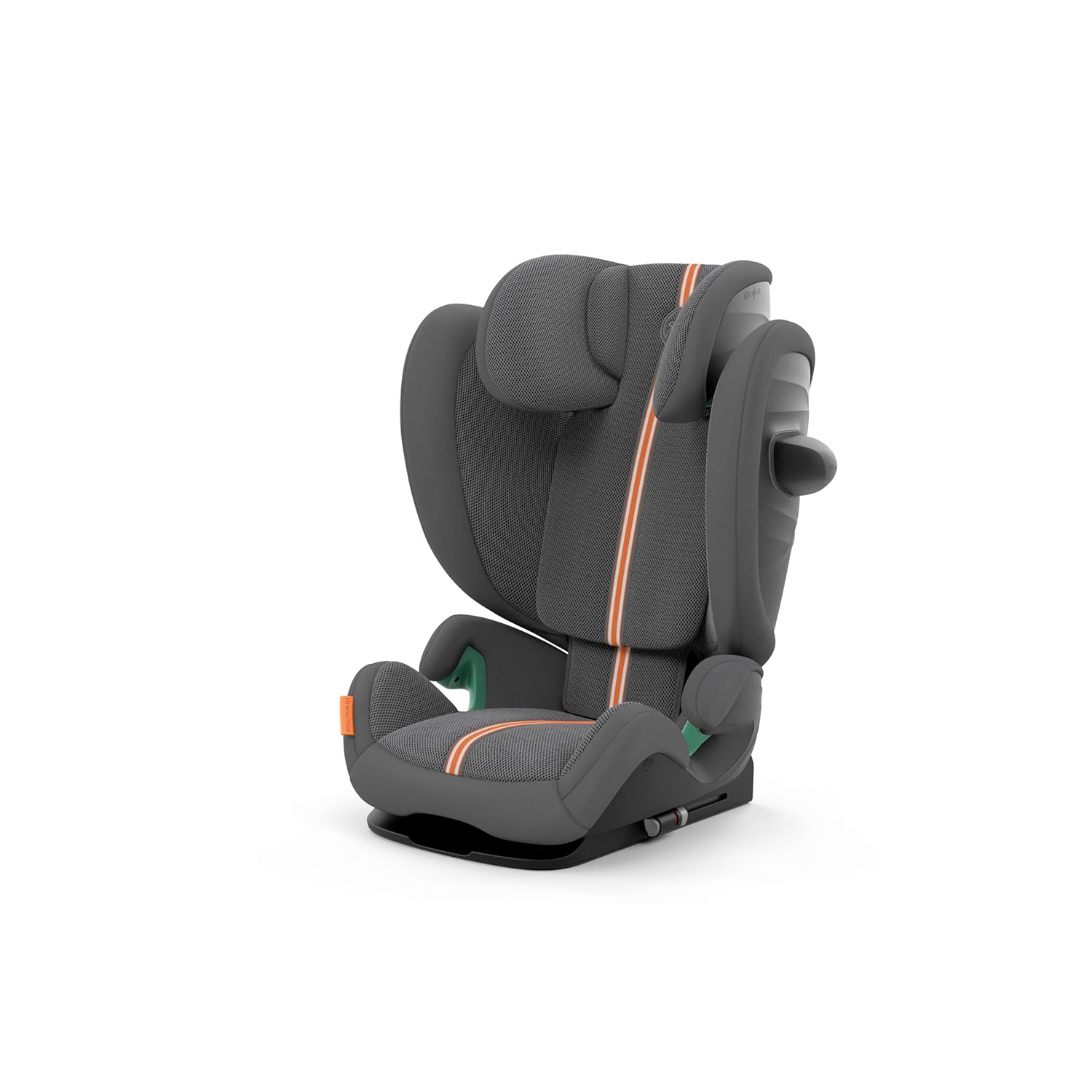 CYBEX Gold Kinder-Autositz Solution G i-Fix, Für Autos mit und ohne ISOFIX, Ab ca. 3 bis 12 Jahre (100 - 150 cm), Ab ca. 15 bis 50 kg, Lava Grey