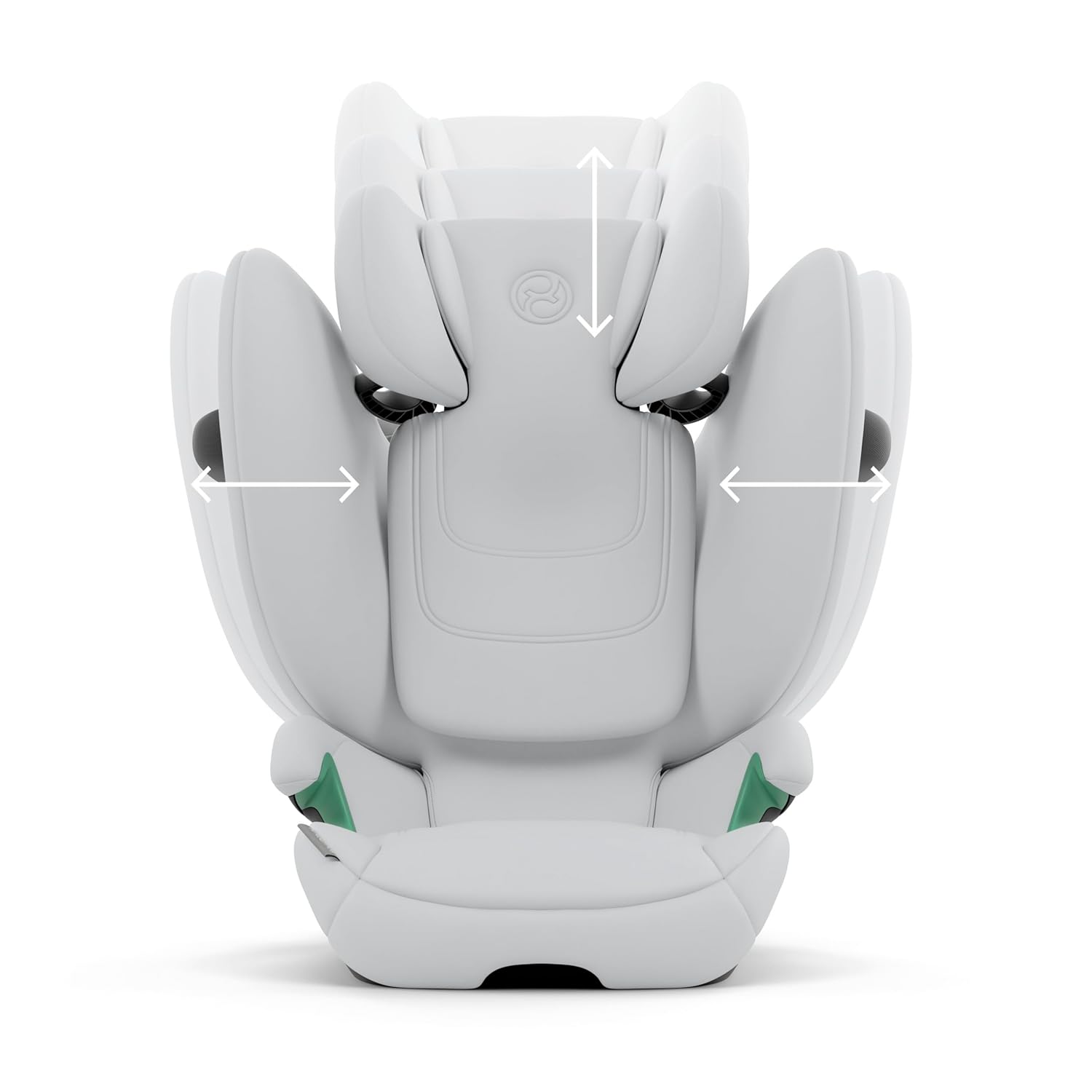 CYBEX Gold Kinder-Autositz Solution G i-Fix, Für Autos mit und ohne ISOFIX, Ab ca. 3 bis 12 Jahre (100 - 150 cm), Ab ca. 15 bis 50 kg, Lava Grey