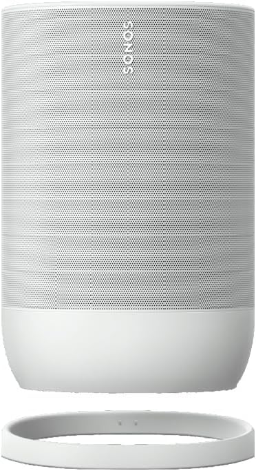 Sonos Move Smart Speaker (Wasserfester WLAN und Bluetooth Lautsprecher mit Alexa Sprachsteuerung, Google Assistant und AirPlay 2 – Kabellose Outdoor Musikbox mit Akku für Musikstreaming) schwarz