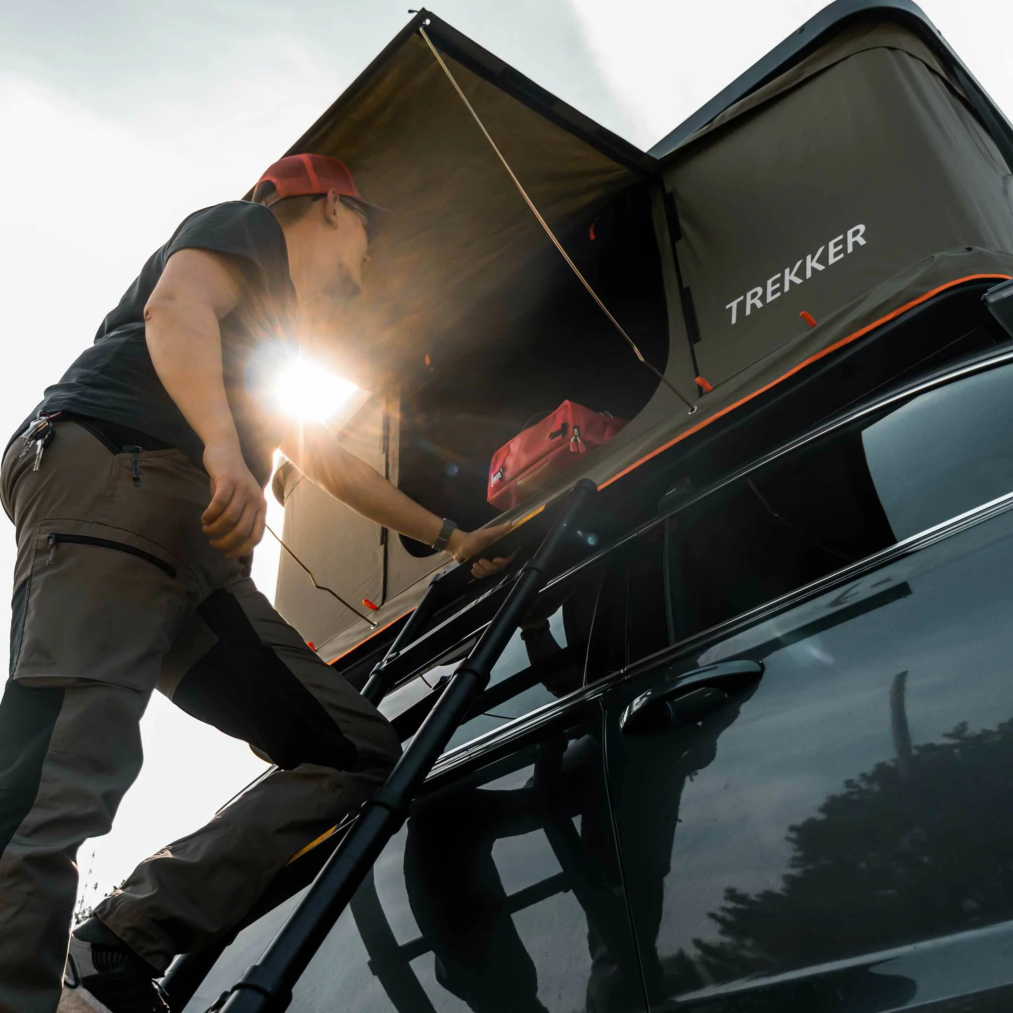 Trekker Dachzelt Hut M, grün