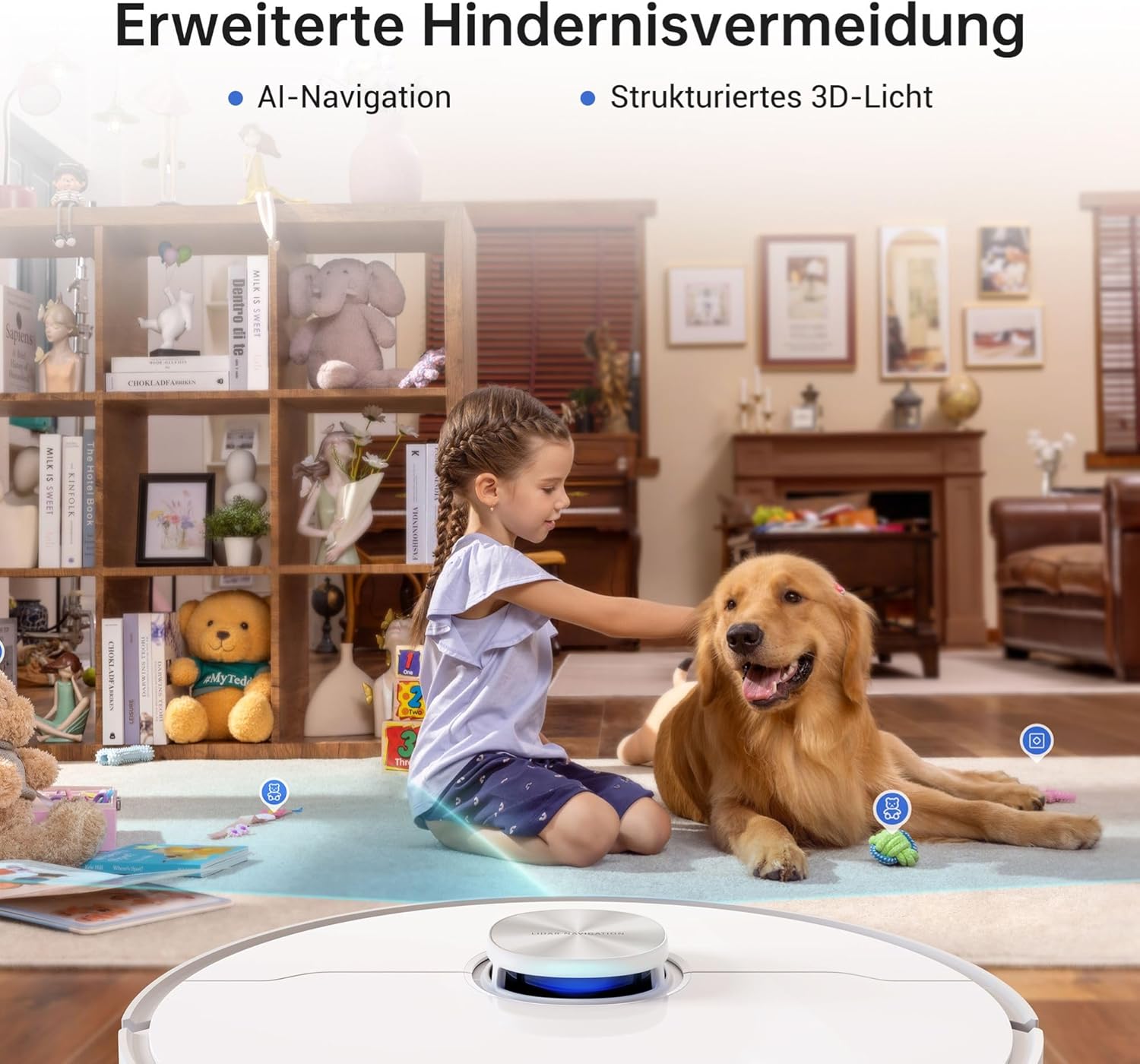 dreame L10s Pro Ultra Heat Roboter Staubsauger mit Automatische Moppreinigung mit heiem Wasser, Moppverlngerung, 7.000 Pa Saugkraft, Doppelte Mopp- und Bodenreinigung, Teppicherkennung
