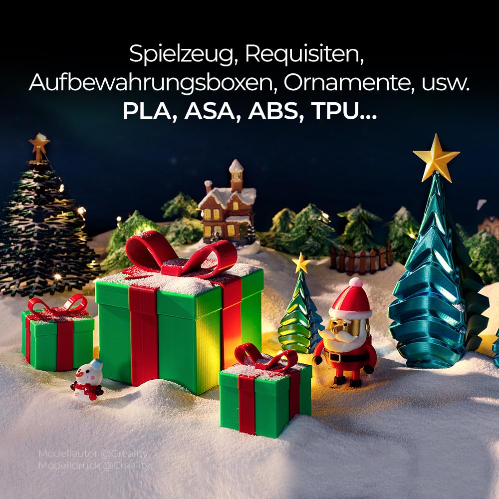 Creality K2 Plus Combo 3D-Drucker, 16-Farben Multimaterial-Druck, 350³mm XXL-Bauraum, Servo-Direktantrieb, Dual-KI-Kameras, Ultra-Leise <45dB, Aktive Heizkammer, RFID/WLAN (Industrie 4.0)