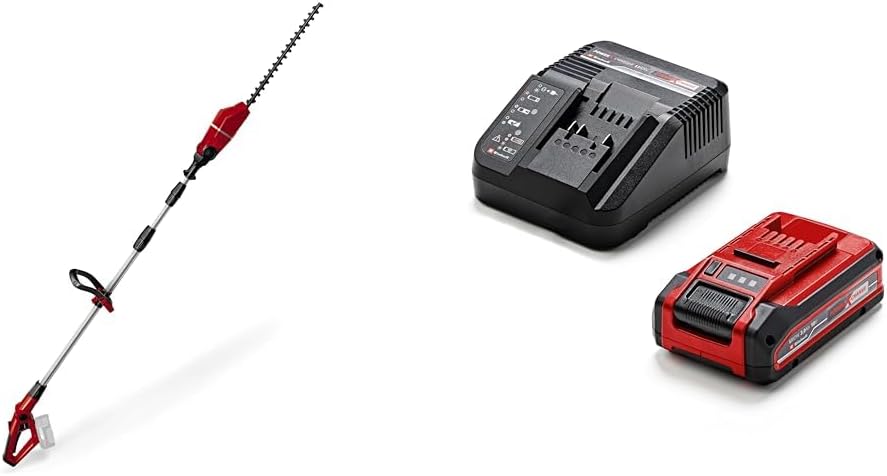 Einhell Akku-Teleskop-Heckenschere GE-HH 18/45 Li T-Solo Power X-Change (Li-Ion, 18 V, 45 cm Schwertlnge, Messer aus diamantgeschliffenem Stahl, ohne Akku und Ladegert)