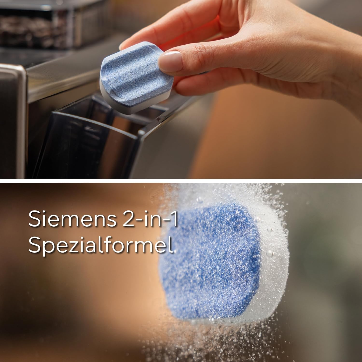 SIEMENS Kaffeevollautomat EQ6 plus s700 TE657503DE, für viele Kaffeespezialitäten, Milch-Aufschäumdüse, Keramikmahlwerk, Doppeltassenfunktion, Antikalk, automatische Dampfreinigung, 1500 W, edelstahl