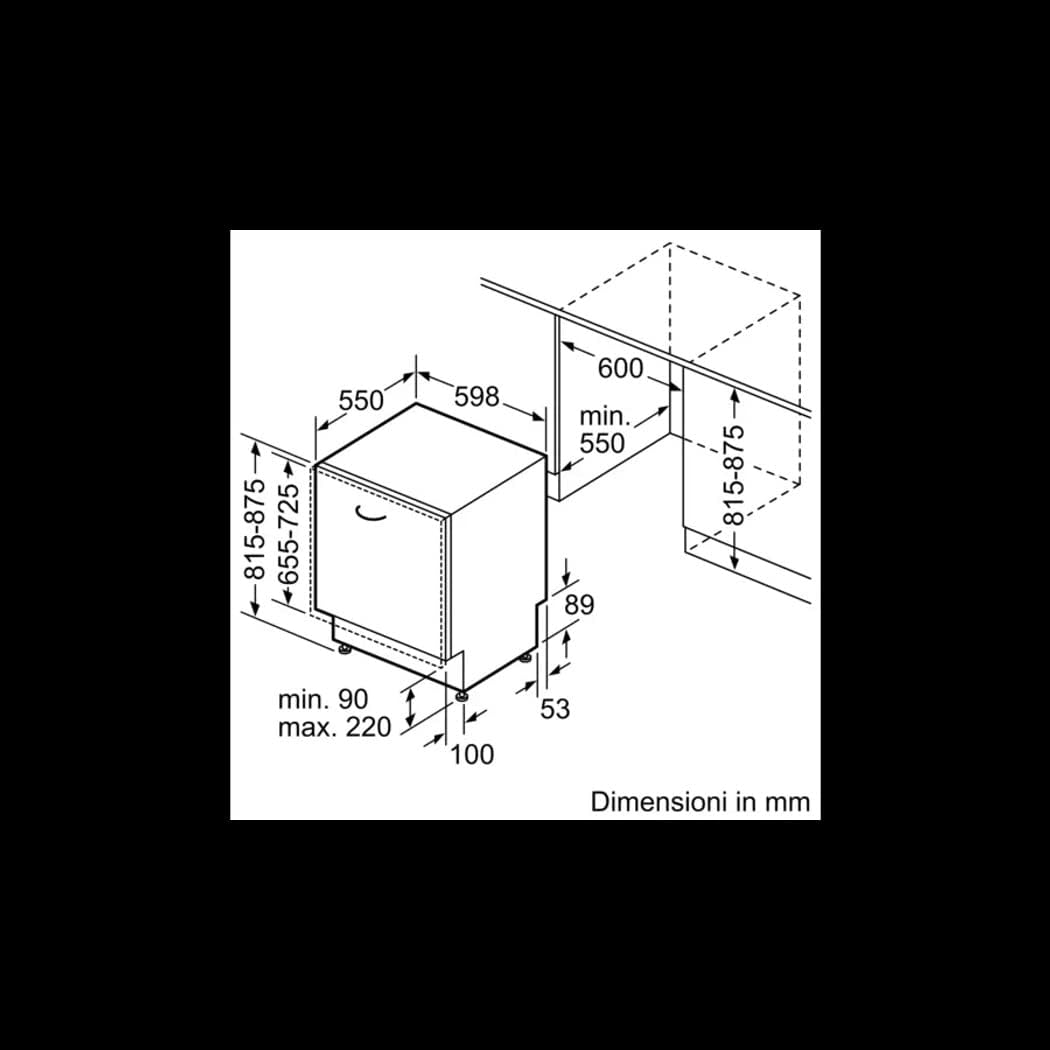 Bosch SMV4ETX08E, Serie 4, Smarter Geschirrspüler Vollintegriert 60 cm, Besteckkorb, Spülmaschine mit Programmassistent, besonders Leise, Rackmatic, Automatische Türöffnung, InfoLight, AquaStop