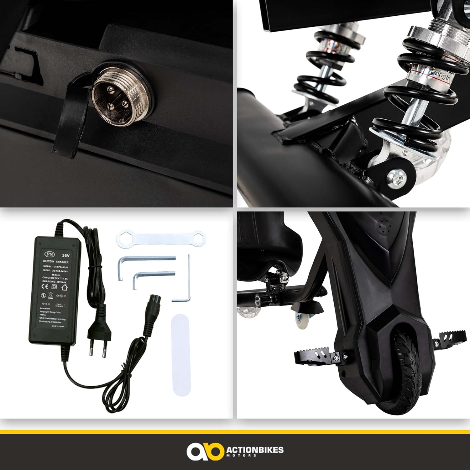 Actionbikes Motors Kinder Elektro Driftscooter | 𝟐𝟓𝟎 Watt Motor - Drift Cart 360°- 3 Geschwindigkeitsstufen - LED-Beleuchtung - Sitz verstellbar - Bluetooth - Drift Kart - Drift Auto (Space Purple)