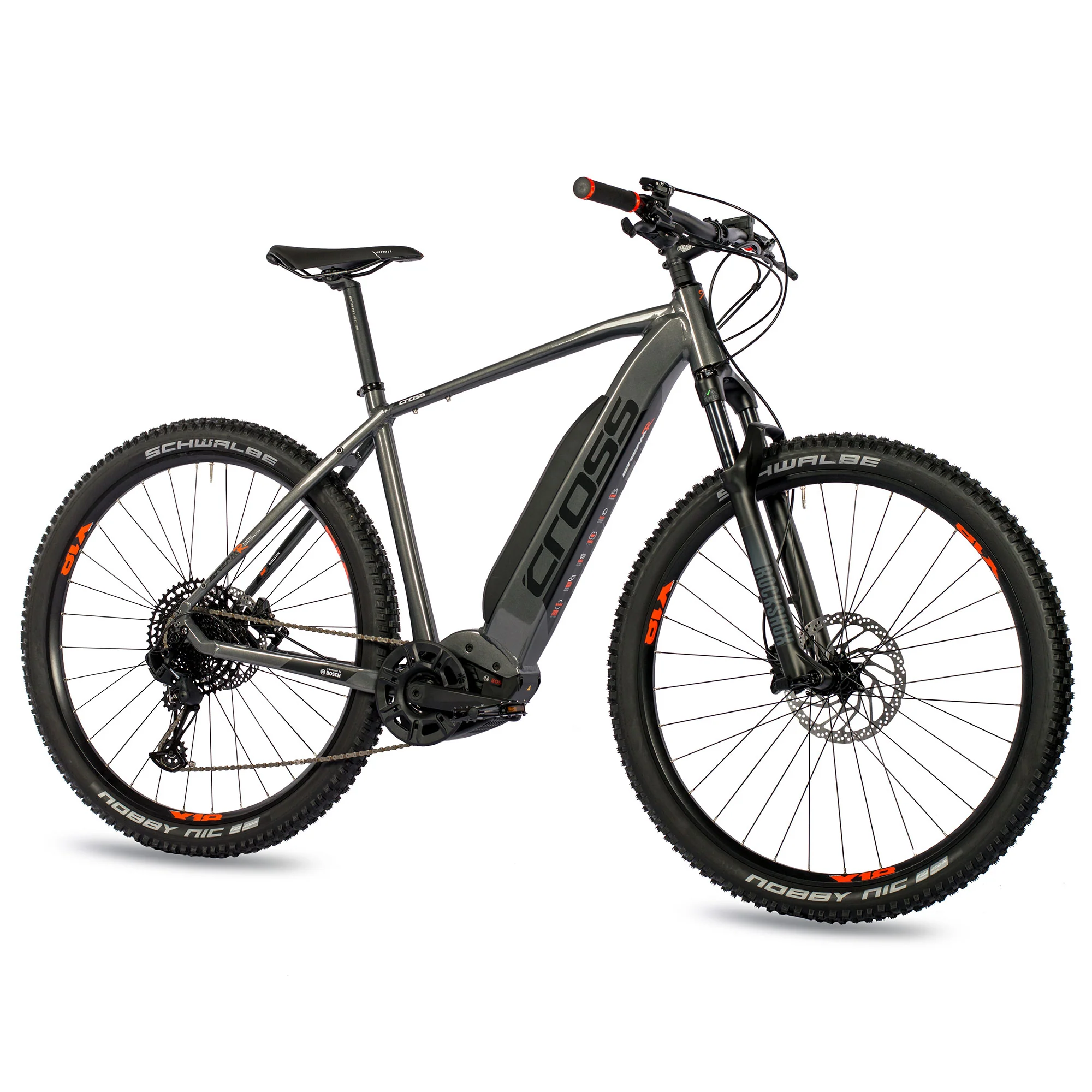 29 Zoll E-MTB Mountainbike BOSCH Performance Line CX Gen4 500 Wh STREAMER 12-GANG SRAM RD SX EAGLE