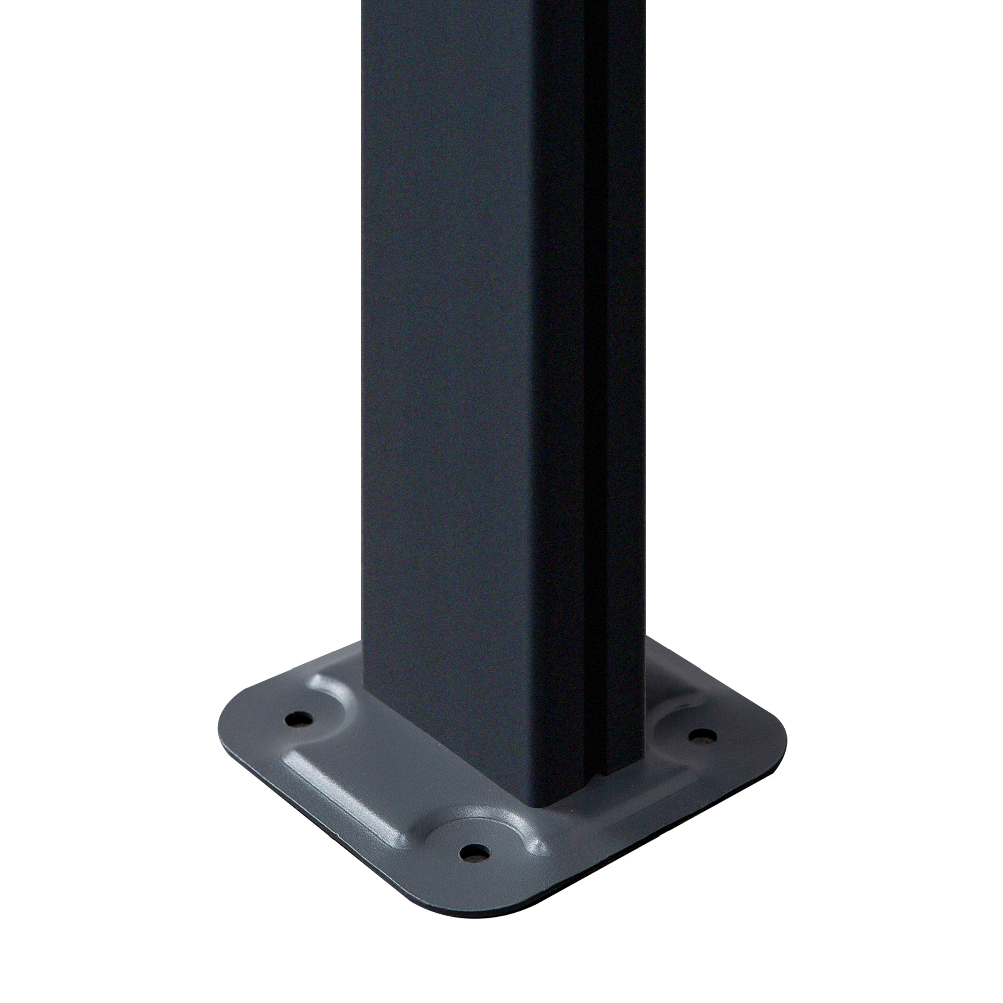 Outsunny Pergola Pavillon  4.35 x 3.02 m Gartenpavillon Überdachung Zelt 231-250 cm höhenverstellbar Sonnenschutz Terrassendach Anbaupavillion Aluminium Grau