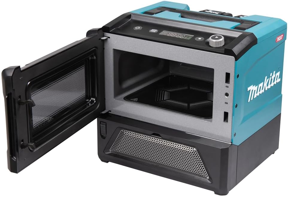 Makita MW001GZ Akku-Mikrowelle 40V max. 350/500 W, 8 l (ohne Akku, ohne Ladegerät)