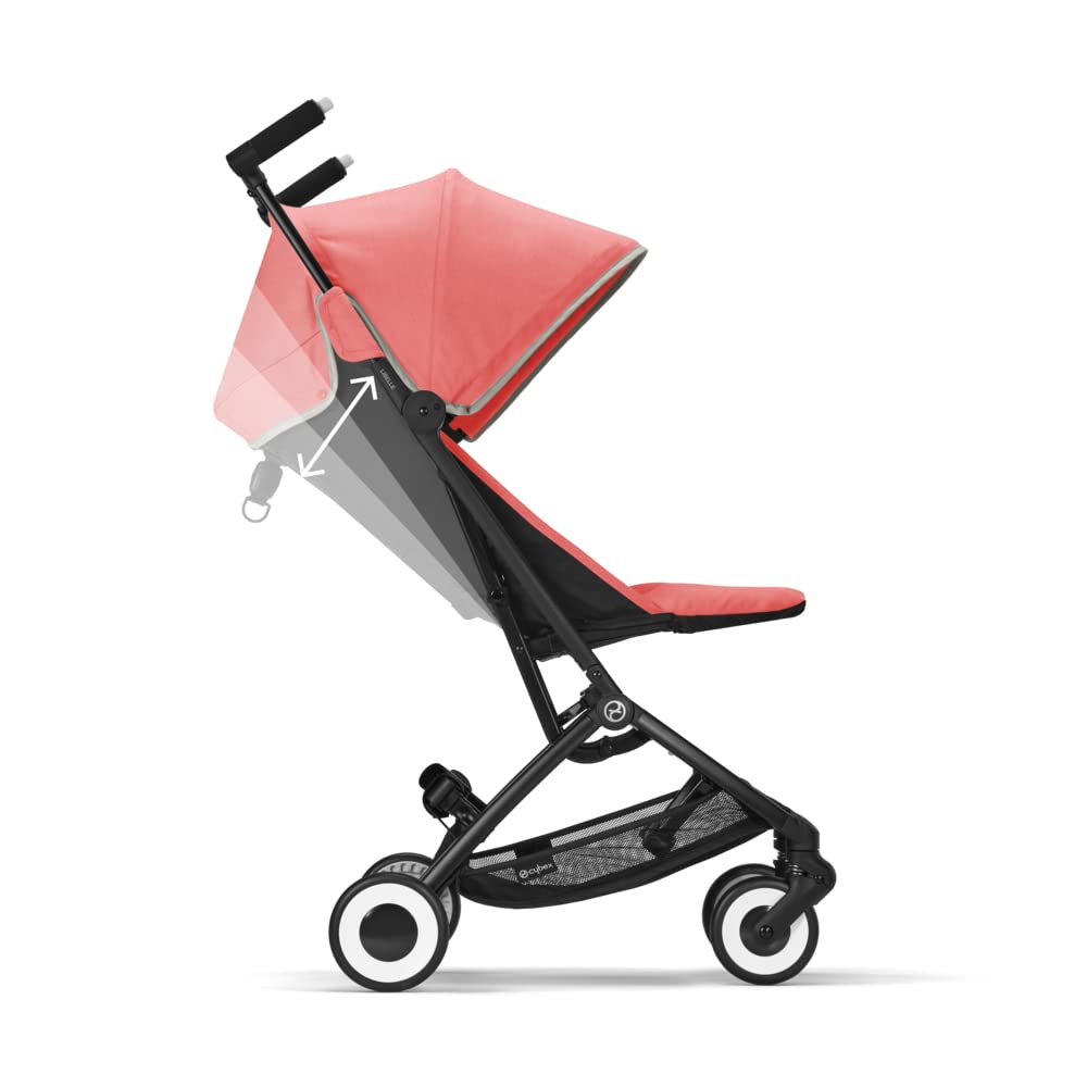 CYBEX Gold Kinderwagen Libelle mit One-Pull Harness, Von ca. 6 Monaten bis ca. 4 Jahre (max. 22 kg), Ultraleicht (nur 6 kg), Almond Beige (Beige mit taupefarbenem Rahmen)