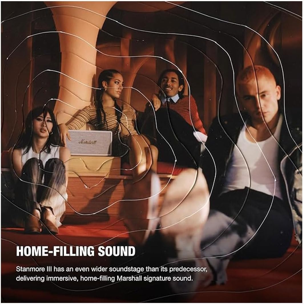 Marshall Stanmore III Bluetooth-Lautsprecher, Kabellos – Schwarz