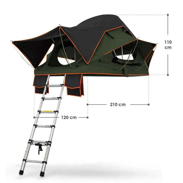 Autodachzelt fr 2 Personen Lago mit Matratze
