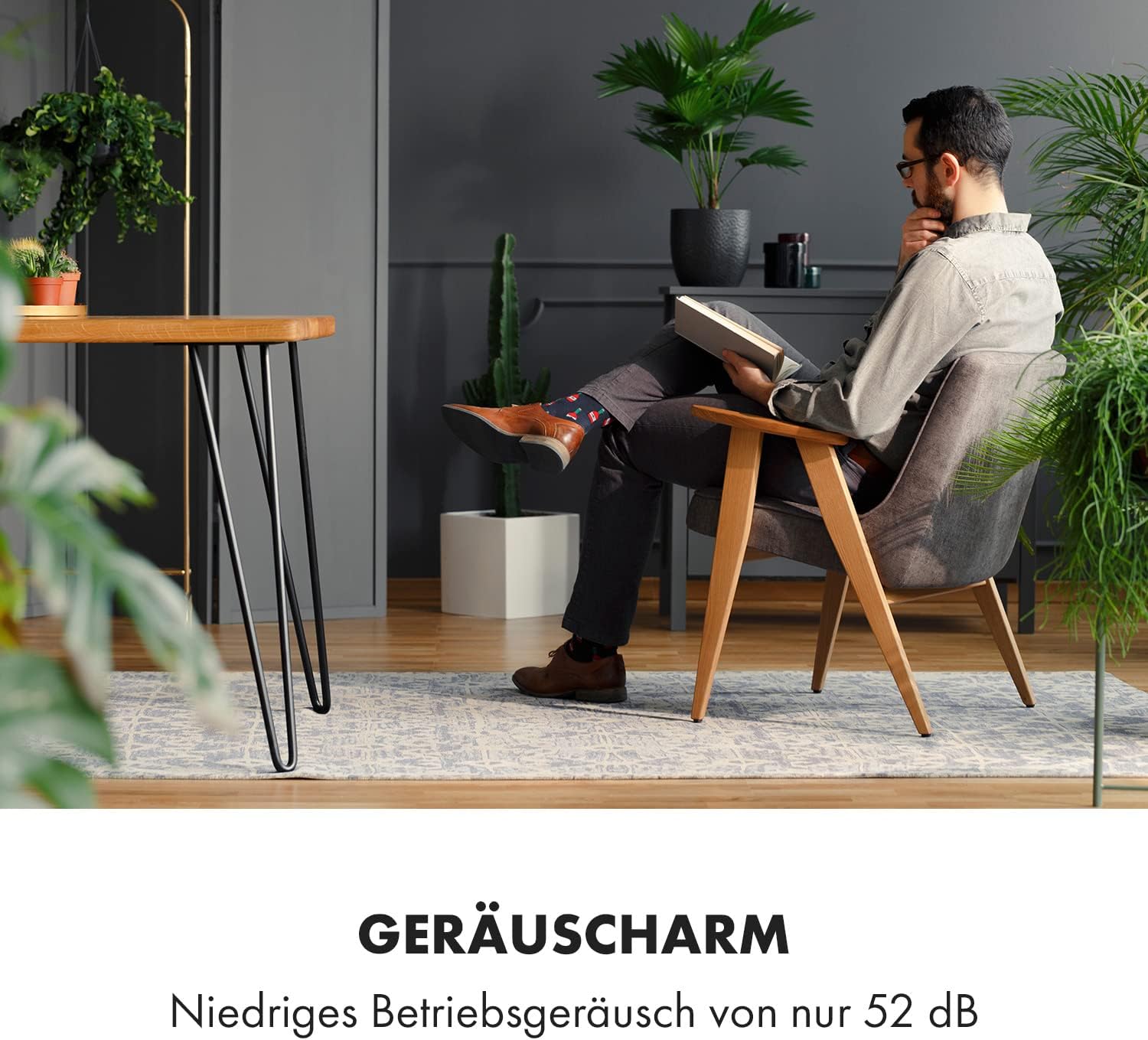 Klarstein Mobile Klimaanlage mit Abluftschlauch, 4-in-1 Klimagerät mit Ventilator, Luftentfeuchter & Nachtmodus, Kleine & Portable Klimaanlage für Wohnung & Büro, Niedriger Verbrauch, 9000 BTU