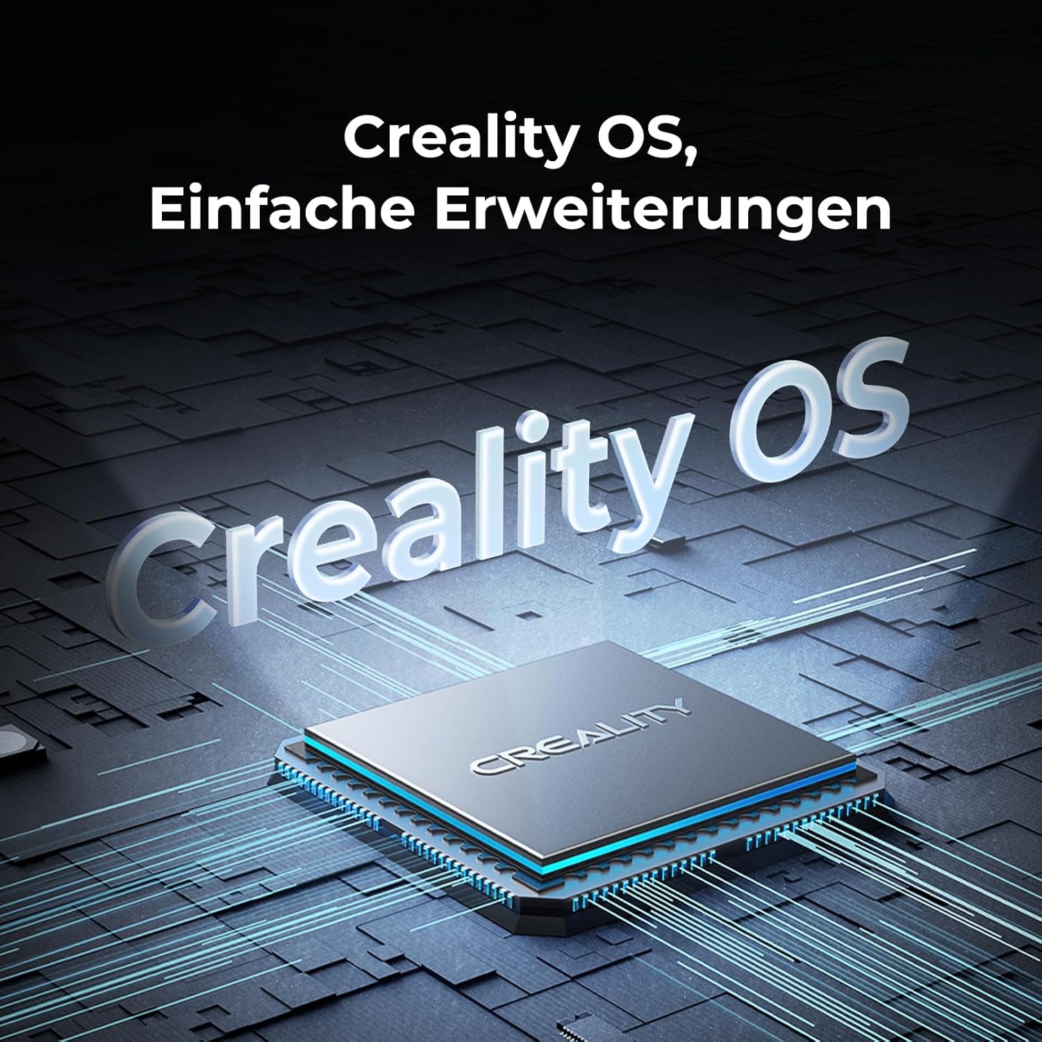 Creality K2 Plus Combo 3D-Drucker, 16-Farben Multimaterial-Druck, 350³mm XXL-Bauraum, Servo-Direktantrieb, Dual-KI-Kameras, Ultra-Leise <45dB, Aktive Heizkammer, RFID/WLAN (Industrie 4.0)