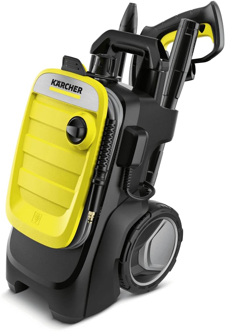 Krcher Hochdruckreiniger K 7 Premium Power Home, Druck: 180 bar, Durchfluss: 600 l/h, Flchenleistung: 60 m/h, Leistung: 3.000 W, Schlauchtrommel, mit Pistole, Dreckfrser, Strahlrohr