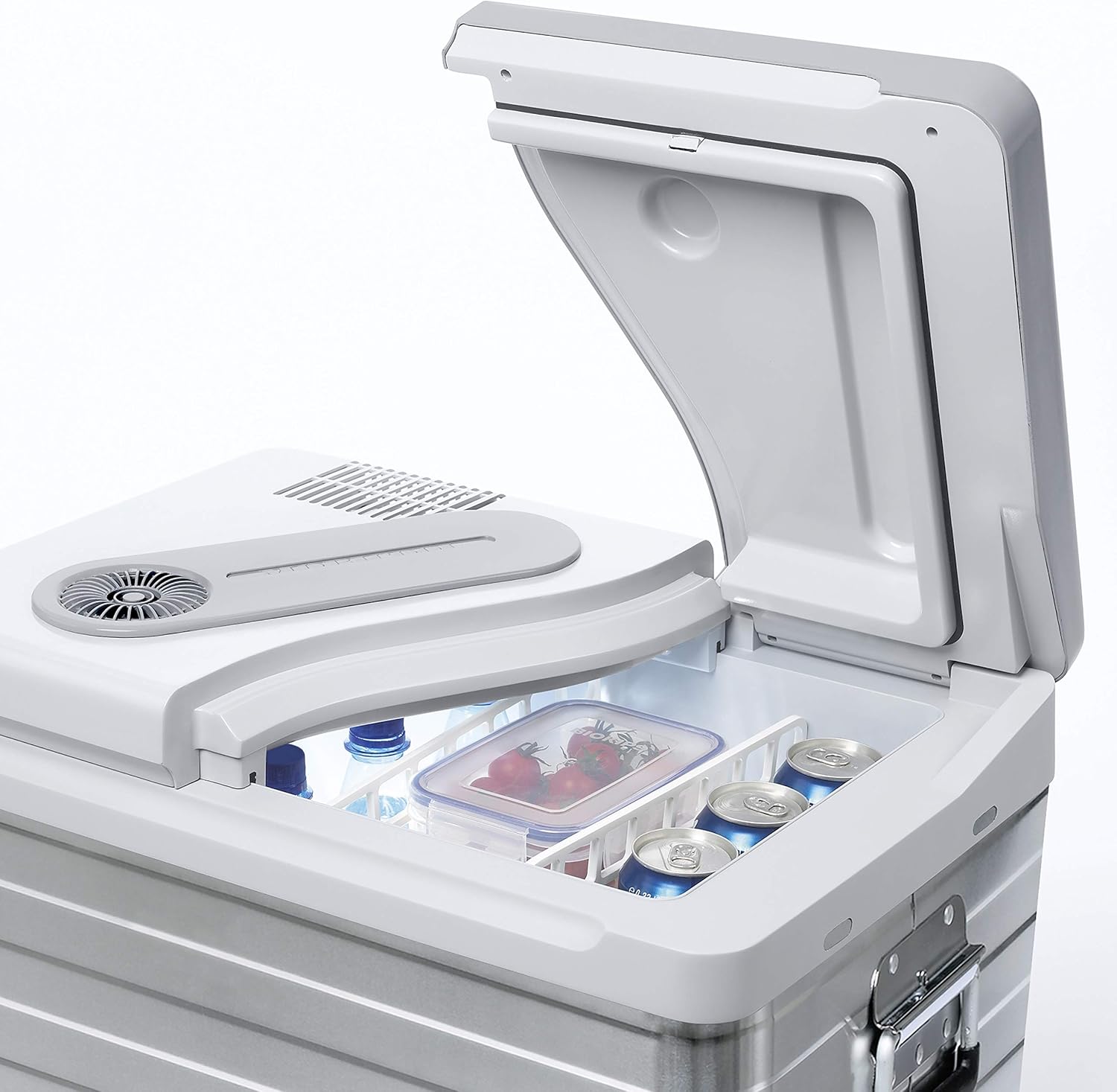 Mobicool Q40 AC/DC Portable Electric Aluminium Cooler, 39l, 12/230V, for Car, Truck, Boat, Camper Van, RV