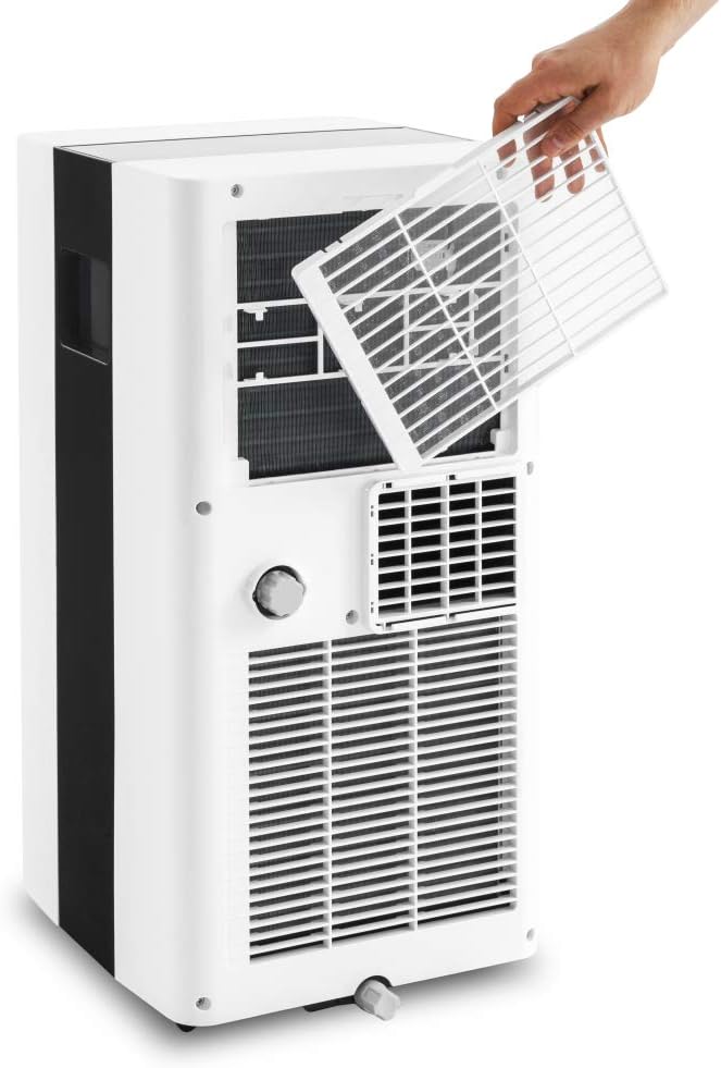 TROTEC PAC 2100 X mobile Klimaanlage 3-in-1 Kühlung, Ventilation, Entfeuchtung Monoblock-Klimagerät 2 kW 7.000 BTU/h für Raumgrößen bis 26 m² und 65 m³ 2 Ventilationsstufen