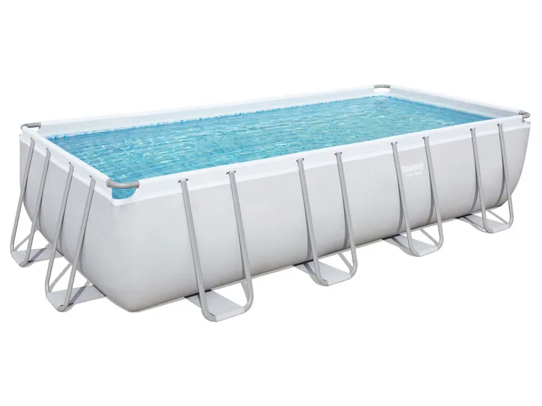 Power Steel™ Frame Pool Komplett-Set, eckig
