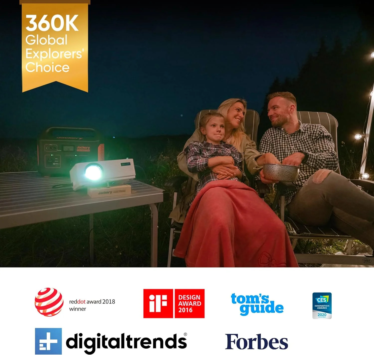 Jackery Explorer 1000, 1002Wh Tragbare Powerstation Mobiler Stromspeicher mit 230V/1000W (Spitze 200