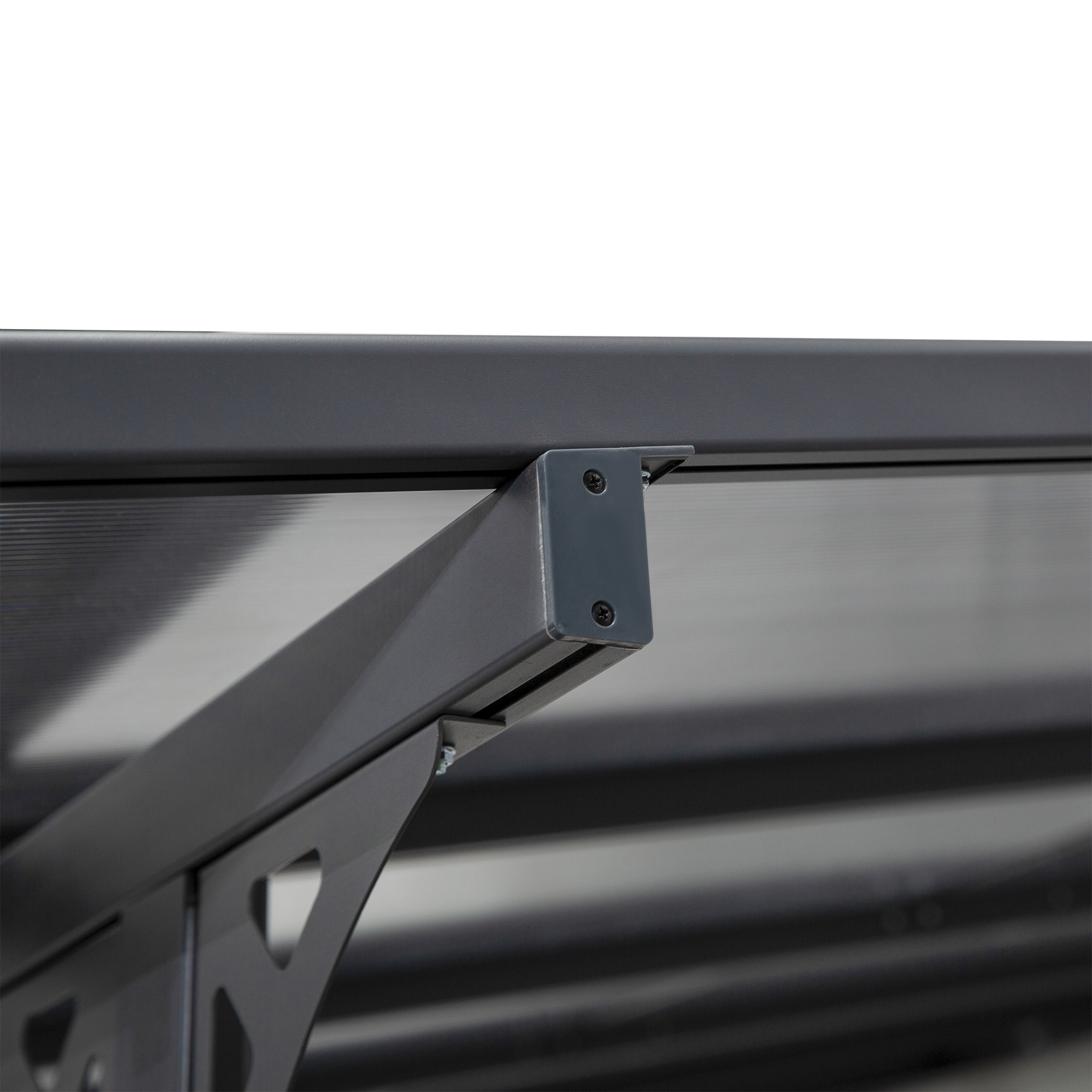 Outsunny Pergola Pavillon  4.35 x 3.02 m Gartenpavillon Überdachung Zelt 231-250 cm höhenverstellbar Sonnenschutz Terrassendach Anbaupavillion Aluminium Grau