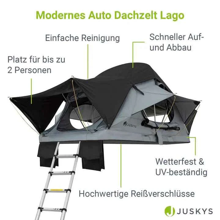 Autodachzelt fr 2 Personen Lago mit Matratze