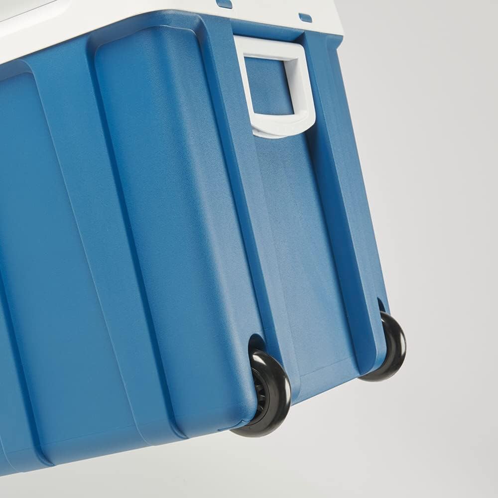 MOBICOOL MQ40W Kühlbox mit Rollen | Elektrisch | 39 L | 12V, 230V | für Auto, Boot, Reisemobil und Steckdose