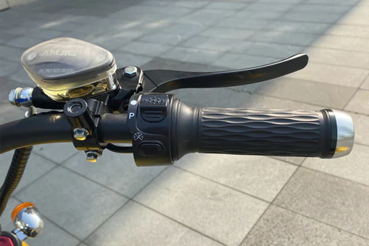 Mangosteen M1P Elektro-Chopper in Mattschwarz – 2000W Bürstenloser Motor, 60 km/h Hchstgeschwindigkeit