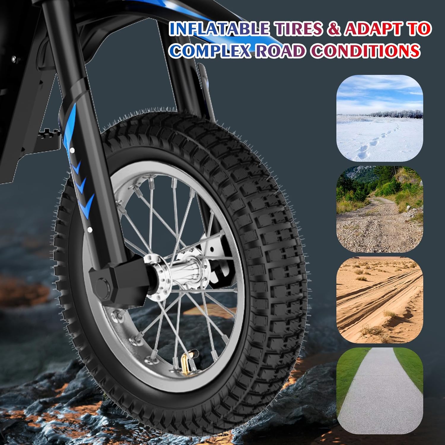 EVERCROSS EV12M Elektro Motorrad Kinder, Elektromotorrad mit 300W Motor, 8/12/25 KMH Geschwindigkeitsmodus, 15KM Lange Reichweite, 12 Zoll Luftreifen, Moto Cross für Kinder von 3–12 Jahren