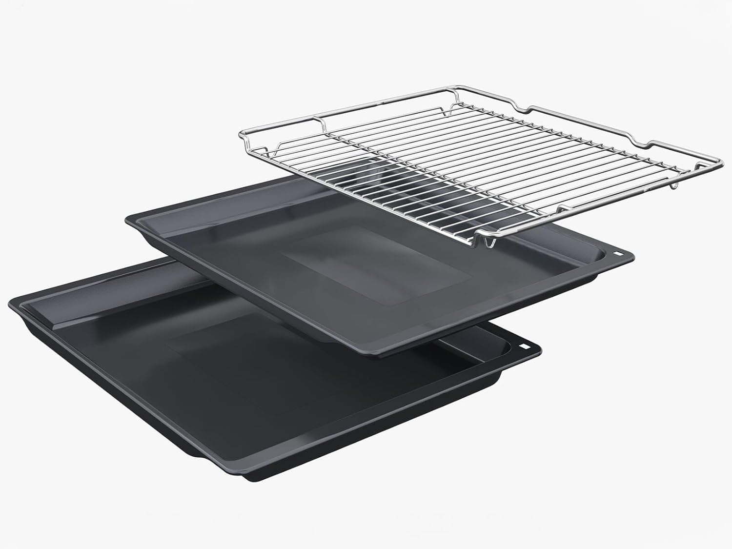 Siemens HB572ABS3, iQ300, Einbau-Backofen 60 x 60 cm, Air Fry, activeClean Pyrolyse Selbstreinung, LED-Touchbedienung, 3D Heißluft, Schnellaufheizung, cookControl10 Automatikprogramme, Edelstahl