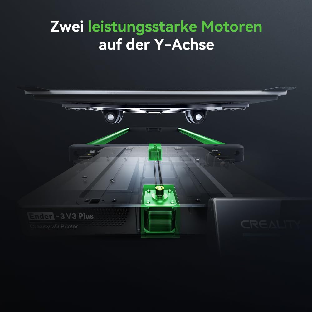 Creality K2 Plus Combo 3D-Drucker, 16-Farben Multimaterial-Druck, 350³mm XXL-Bauraum, Servo-Direktantrieb, Dual-KI-Kameras, Ultra-Leise <45dB, Aktive Heizkammer, RFID/WLAN (Industrie 4.0)