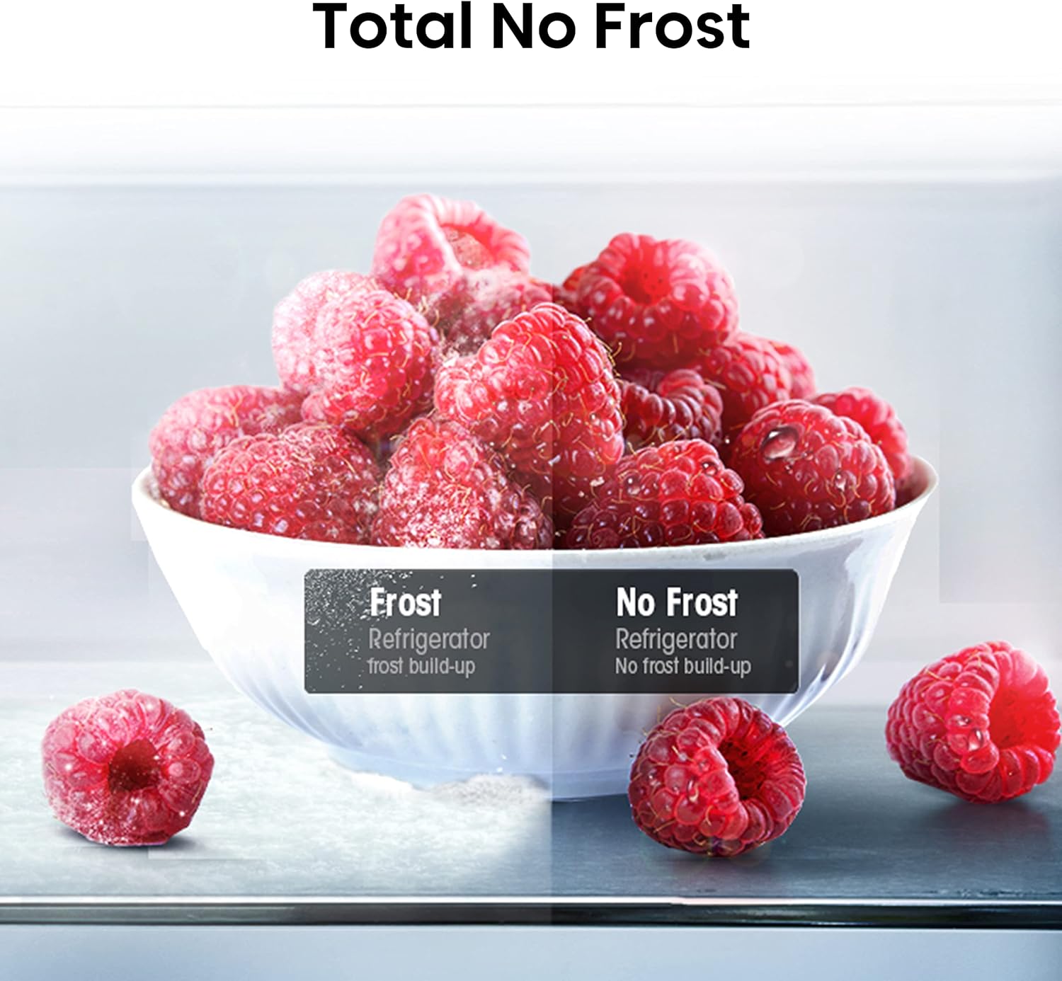 Hisense FV191N4AW2 Gefrierschrank/ TotalNoFrost/ SuperFreeze/ Türalarm/ Multiflow 360°/ BigBox/ 143,4 cm/ Gefrierteil 147 l/ 41 dB/ 205 kWh/Wei