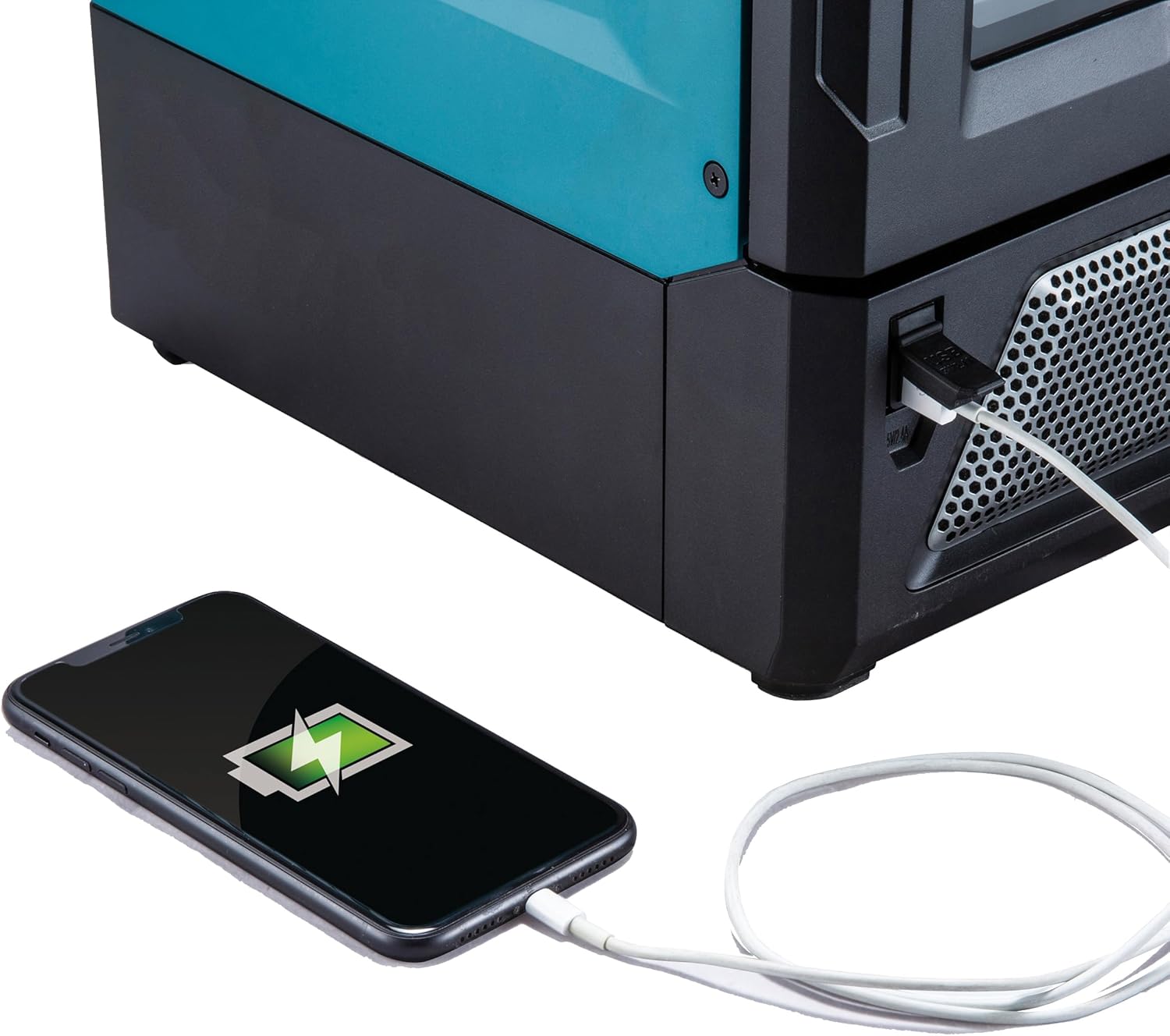 Makita MW001GZ Akku-Mikrowelle 40V max. 350/500 W, 8 l (ohne Akku, ohne Ladegerät)