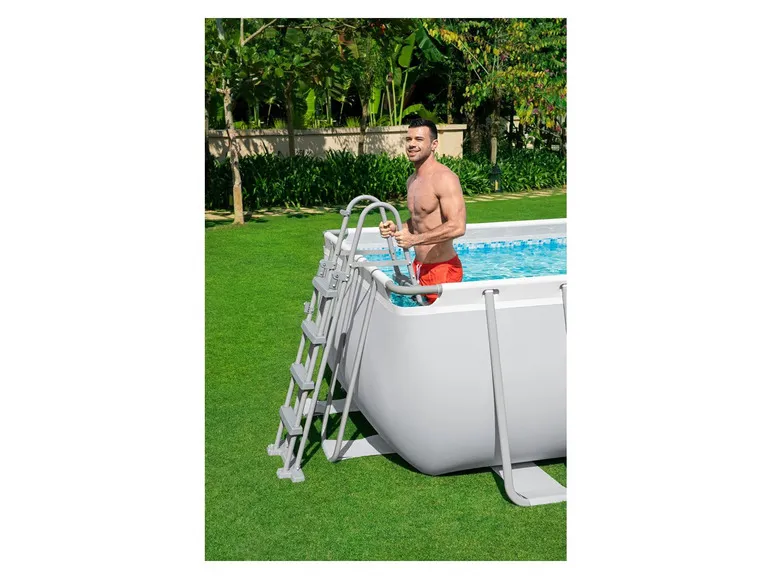 Power Steel™ Frame Pool Komplett-Set, eckig