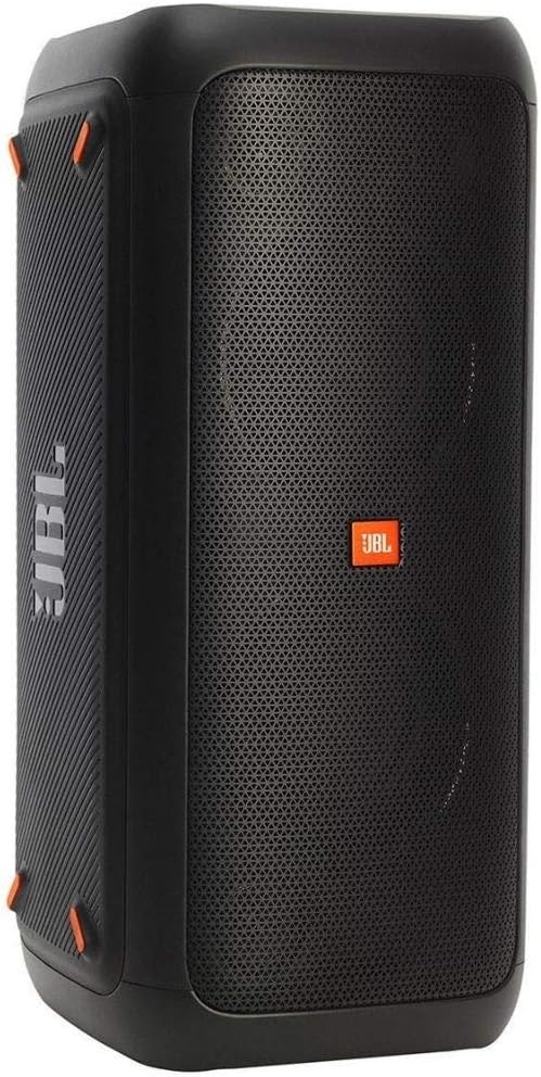 JBL PartyBox 710 - Schwarz – Trag - und rollbarer Bluetooth Party-Lautsprecher mit Lichteffekten – Spritzwassergeschützte, mobile Musikbox