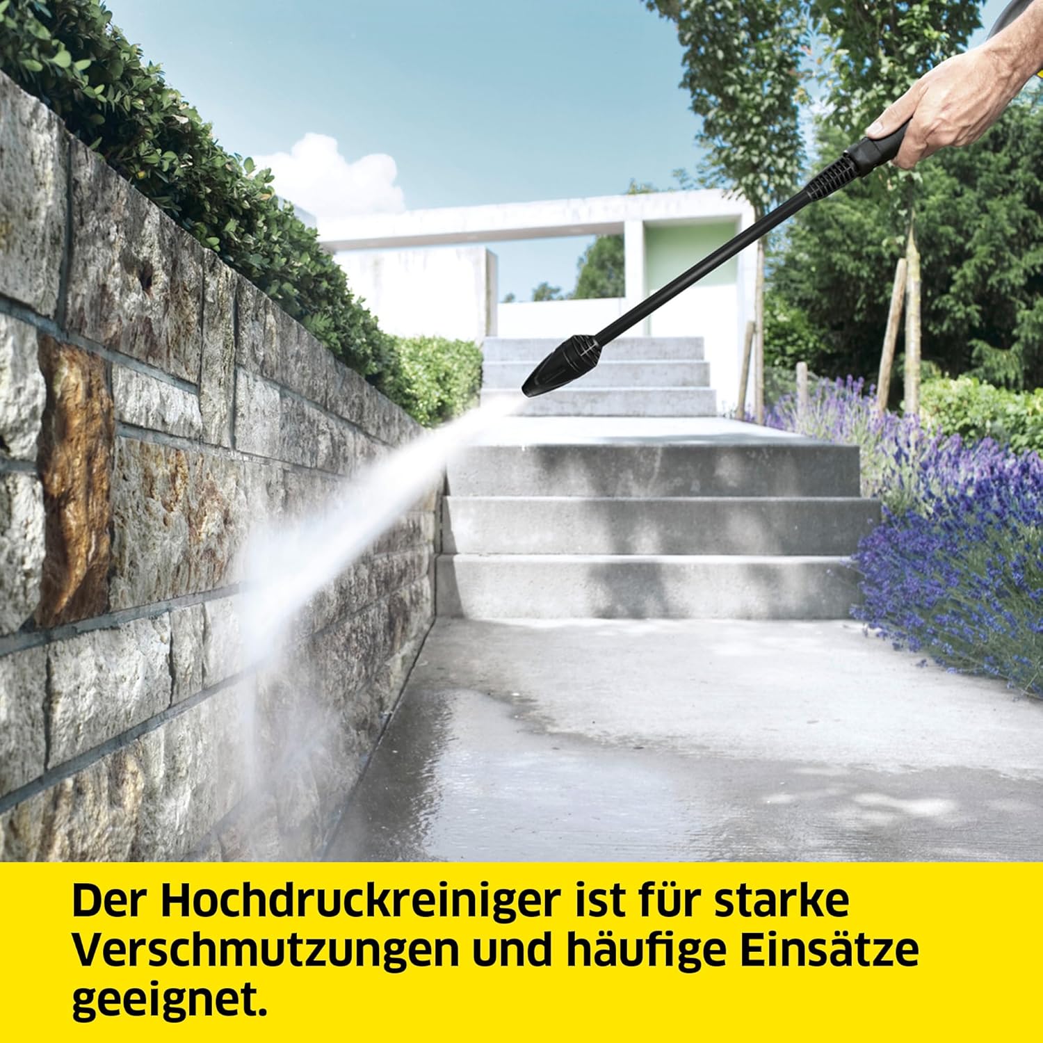 Kärcher Hochdruckreiniger K 7 Premium Power Flex, Druck: max. 180 bar, Fördermenge: 600 l/h, Flächenleistung: 60 m²/h, Gewicht: 17,9 kg, Flex-Hochdruckschlauch, Dreckfräser, Strahlrohr