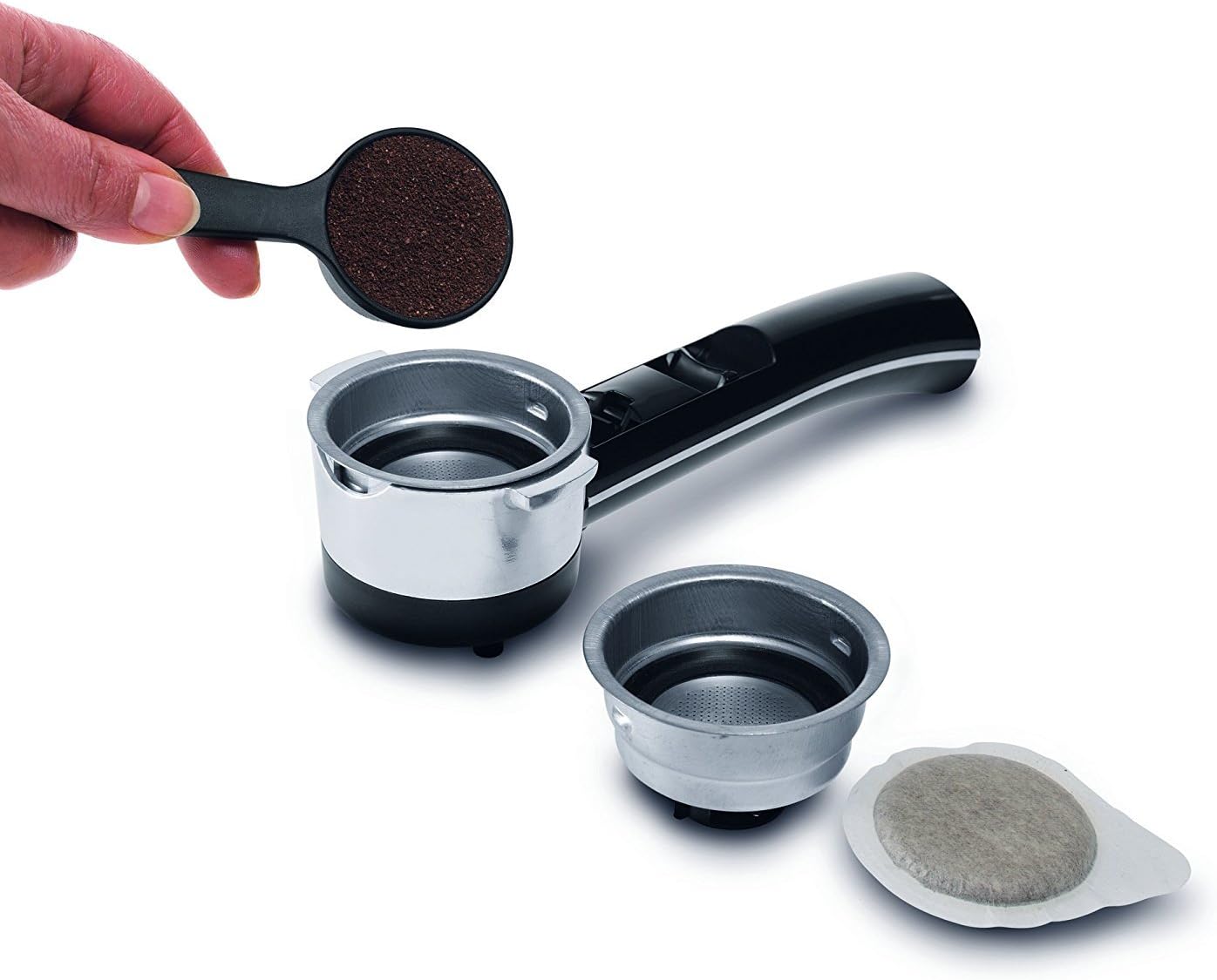 De'Longhi Icona Vintage ECOV 311.GR – Espresso Siebträgermaschine im RetroLook, Espressomaschine mit manuellem Milchaufschäumer, für Kaffeepulver oder ESE Pads, 1,4 l Wassertank, grün