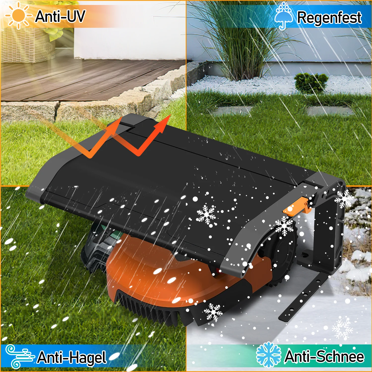 Sonnewelt Rasenmher Garage Klappbar