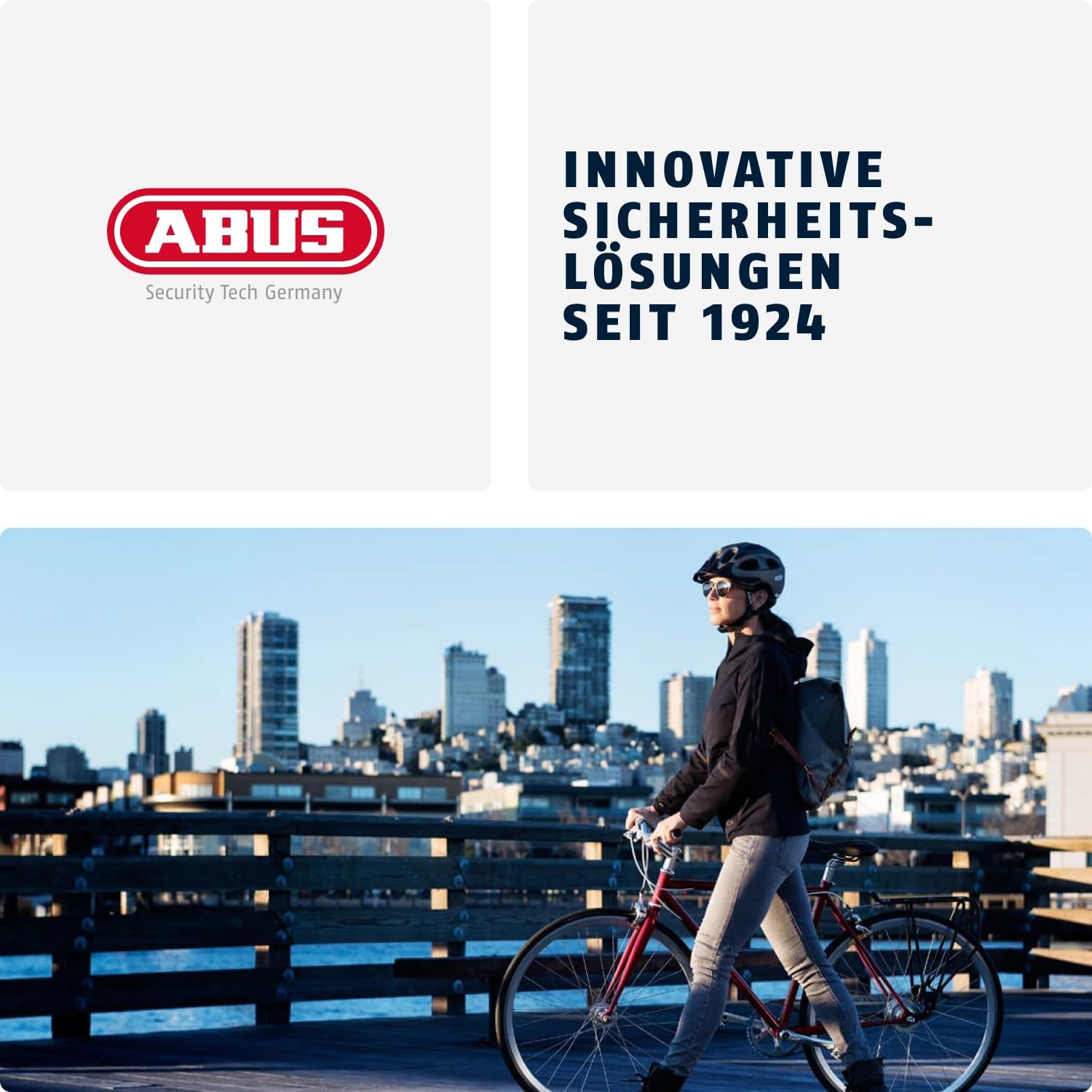 ABUS Faltschloss Bordo Granit XPlus 6500 SH mit Halterung - Fahrradschloss aus gehärtetem Stahl - ABUS-Sicherheitslevel 15-110 cm - Schwarz
