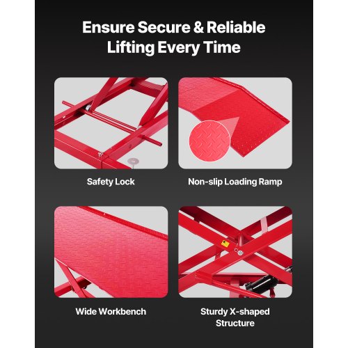 Motorradhebebühne Hebeständer Motorradheber Hydraulisch Rollbar Dirtbike
