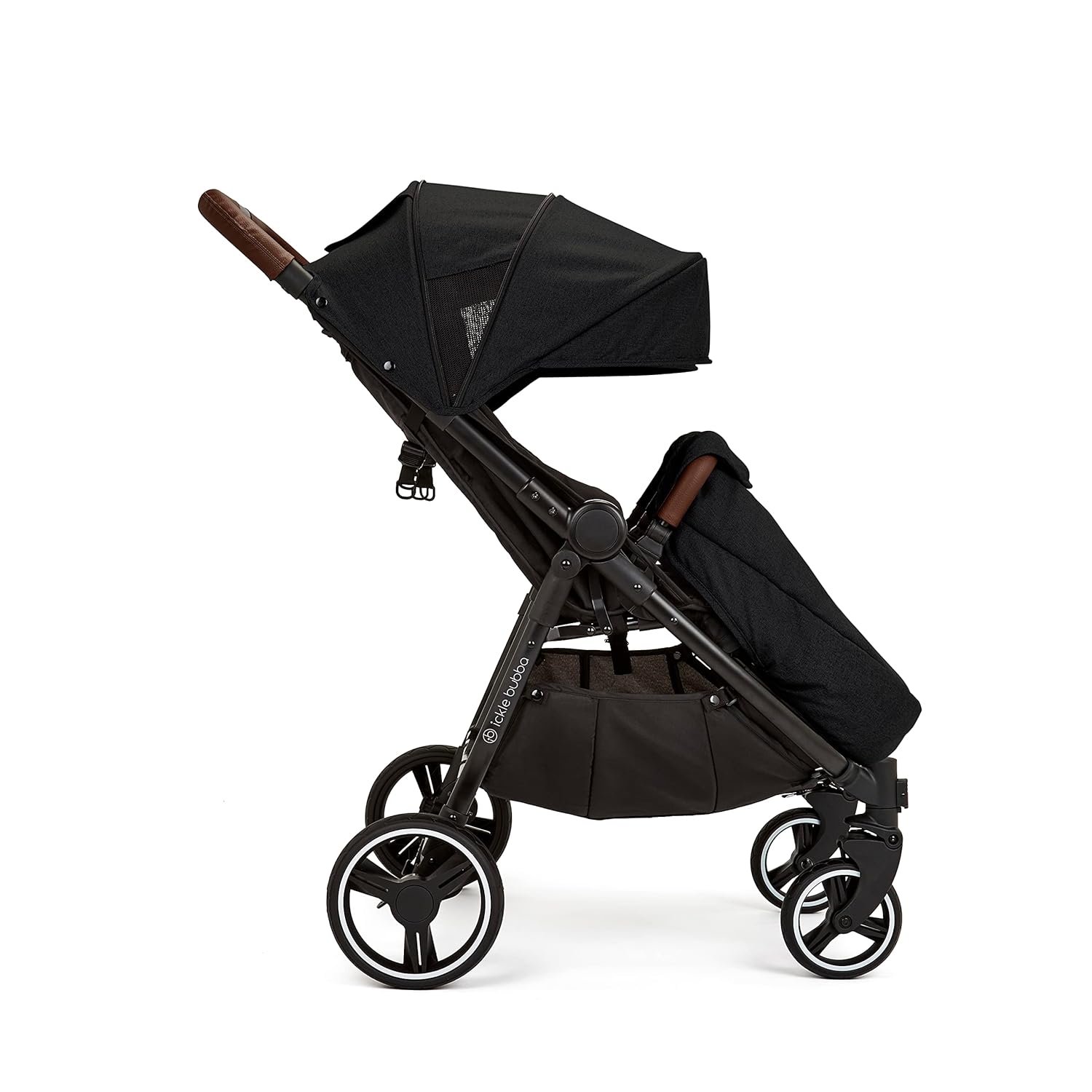 Venus Max Doppel kinderwagen - geeignet von Geburt bis 15 kg (ca. 3 Jahre), kompakter, leichter, faltbarer Zwillingskinderwagen, inklusive Regenschutz und Fußwärmer (Biscuit)