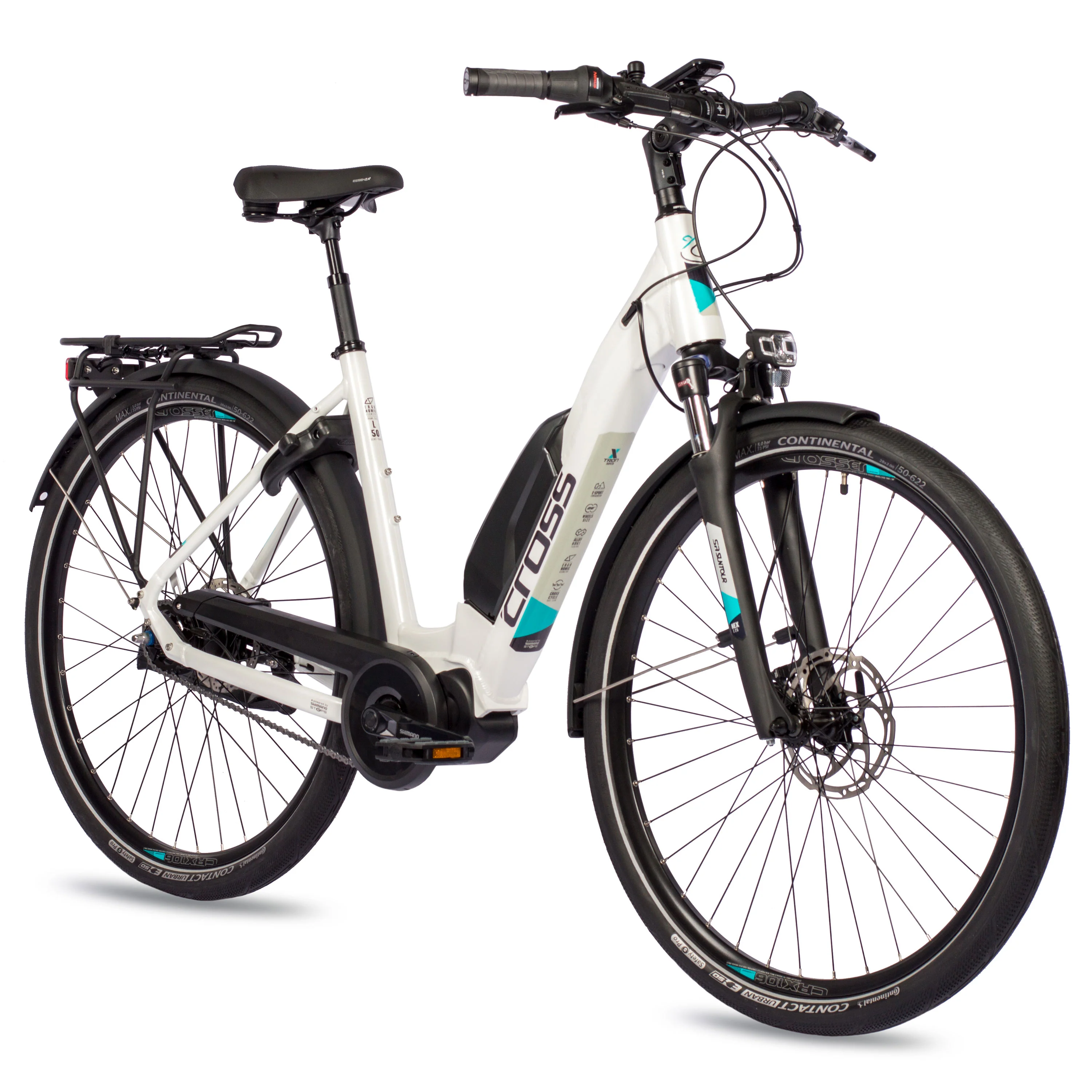 28 Zoll E-Bike City Fahrrad LS WAVE X-Tron SR3 SHIMANO STеPS E-5000 418Wh 5 GANG SHIMANO NEXUS INTER-
