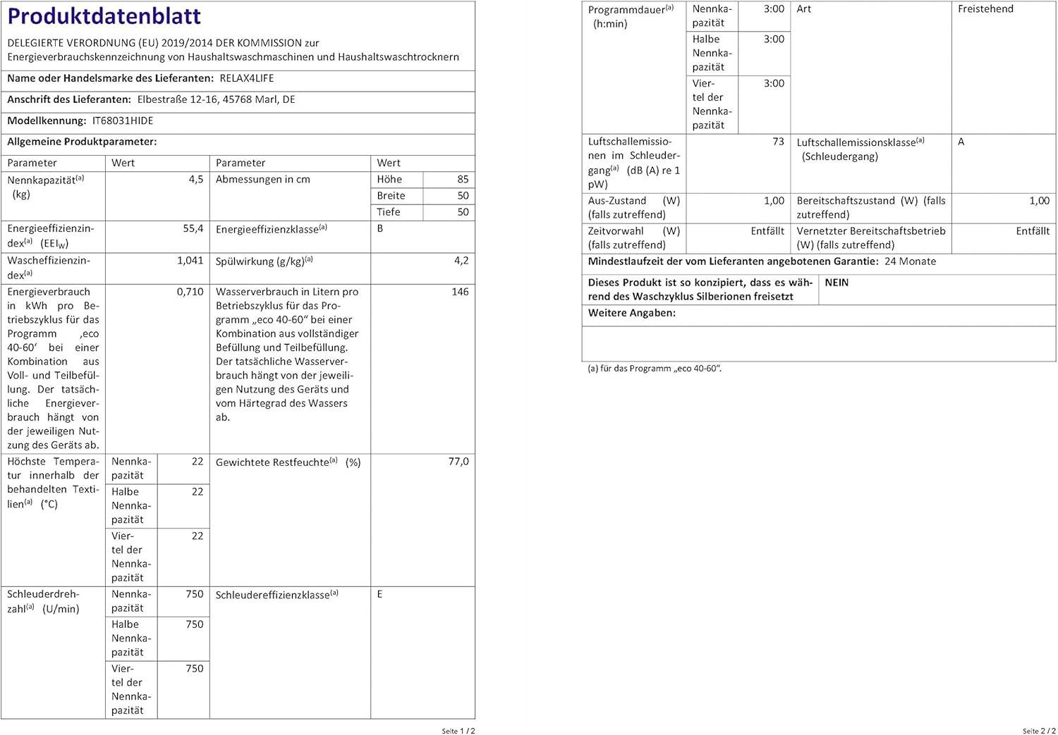RELAX4LIFE 4,5 kg Vollautomatische Waschmaschine, Waschvollautomat mit Pumpe & Schleuder, Toplader Miniwaschmaschine mit LED-Display & 10 Programmauswahl, 310W/240W, 50 x 50 x 85 cm, Grau