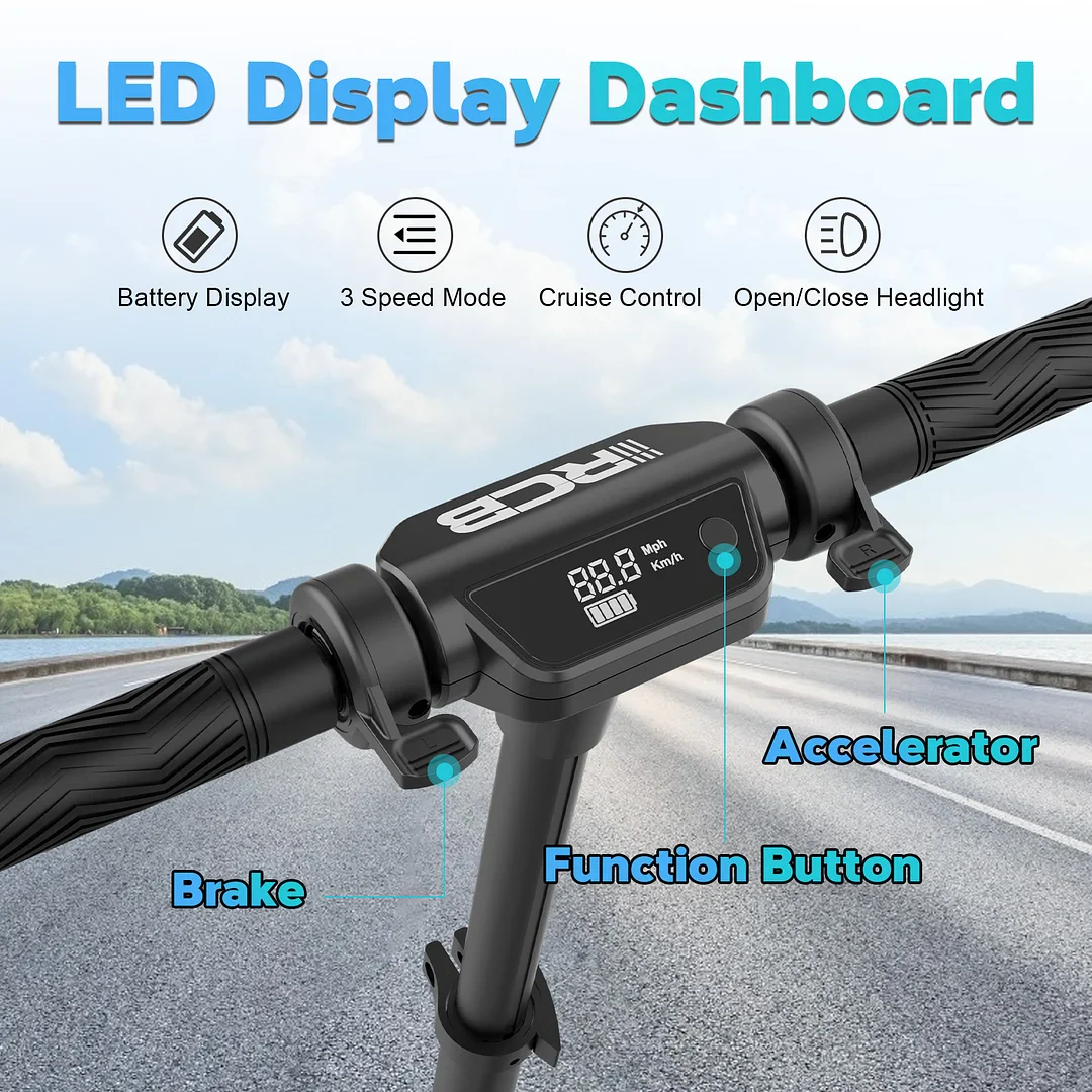 RCB R13 E-Scooter – 350W Motor, 25 km/h