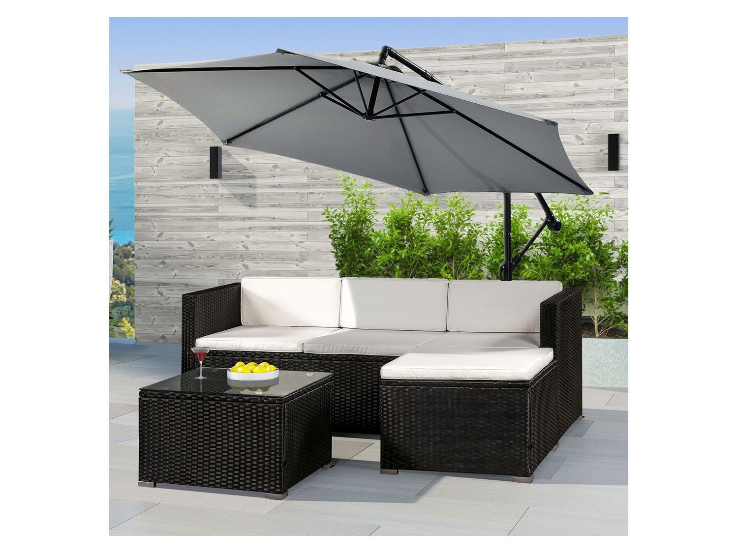 Juskys Sitzlounge »Punta Cana«, 3-/ 4-teilig